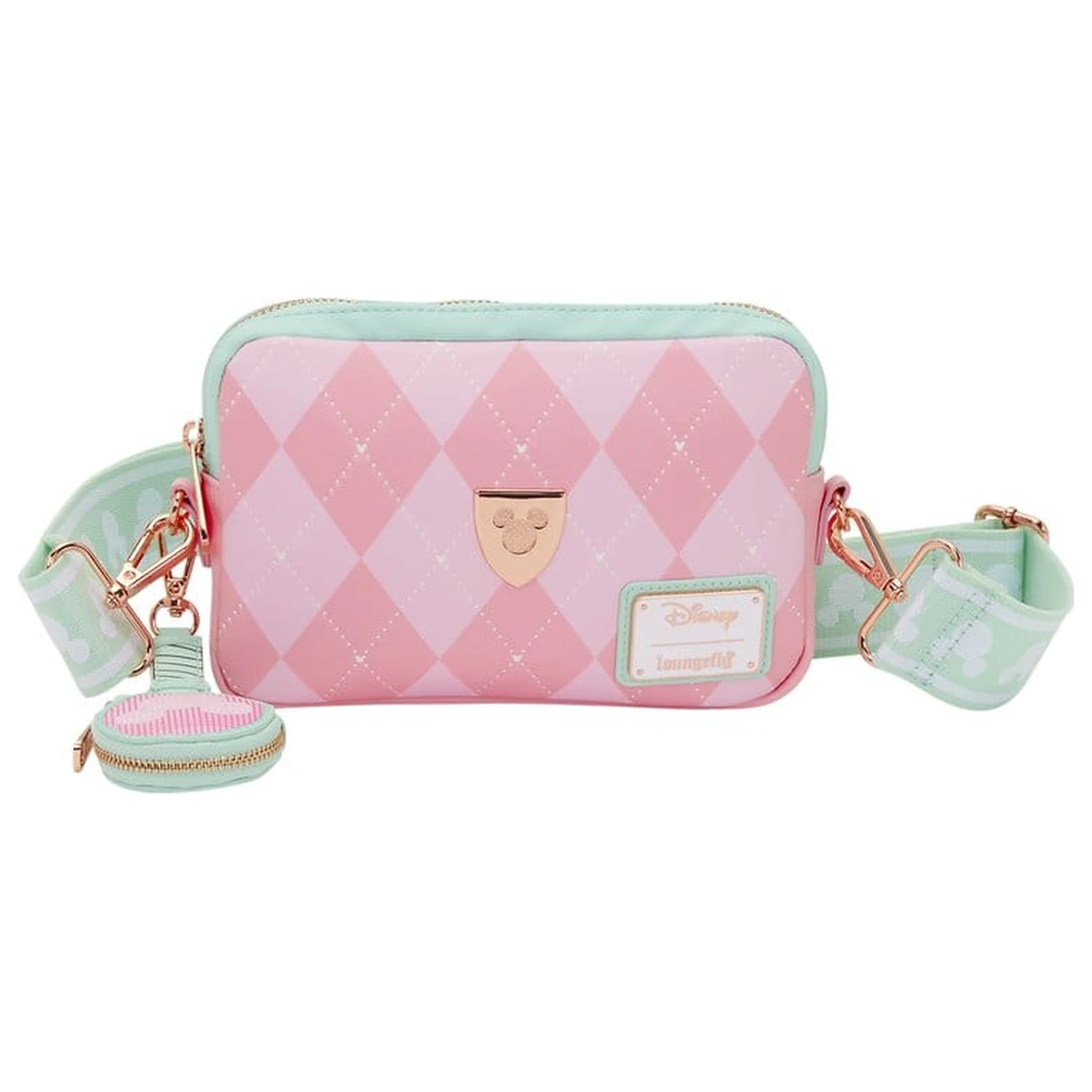 Disney by Loungefly Torba s pasom z denarnico za kovance Mickey & Friends Tennis fotografija izdelka