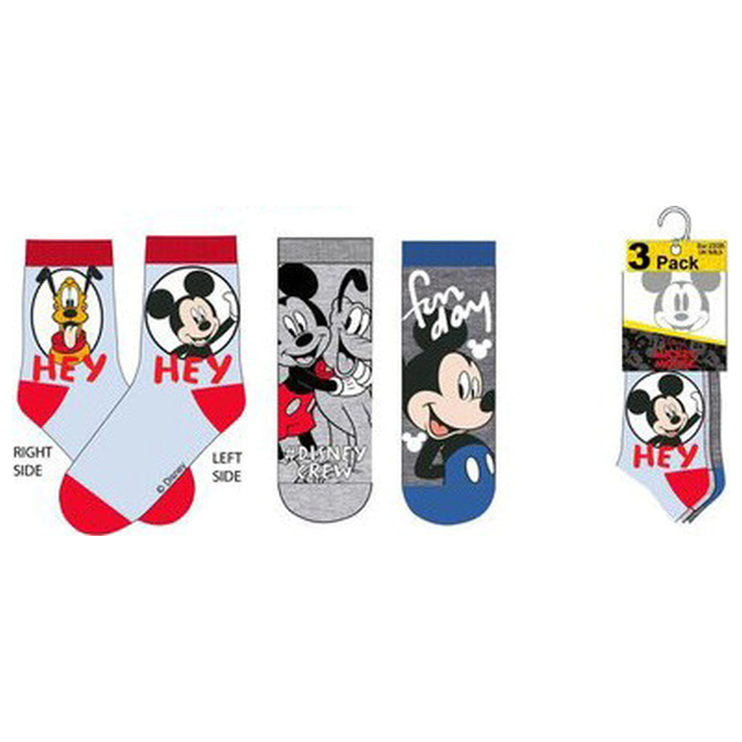 Disney Mickey Fun Day Otroške nogavice 31/34 fotografija izdelka