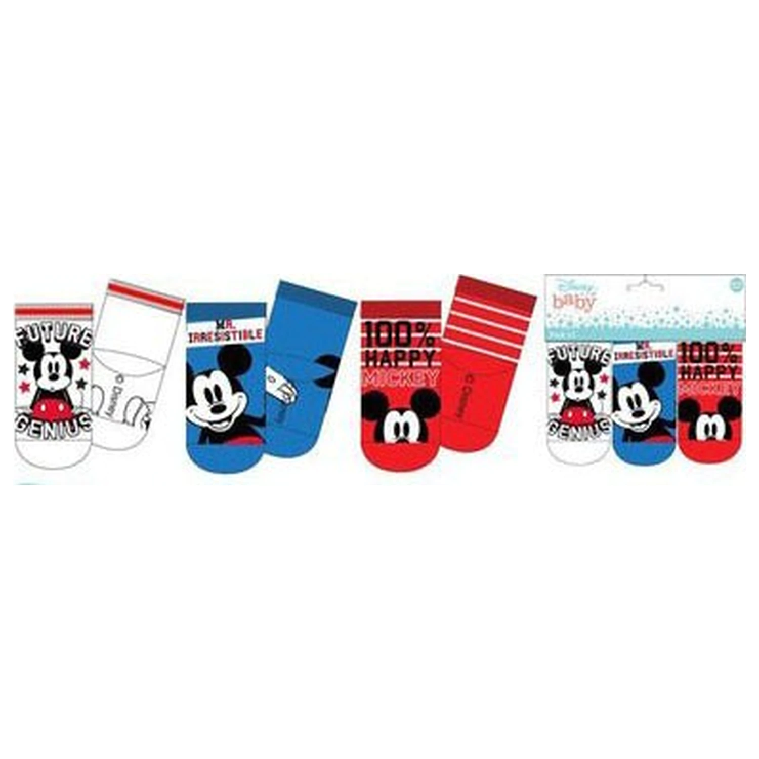 Disney Mickey Genius otroške nogavice 0/6 months fotografija izdelka