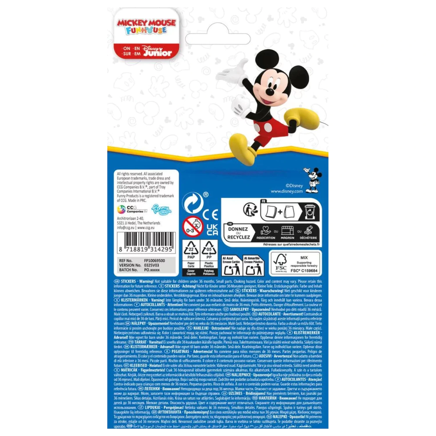Disney Mickey Go For It nalepka fotografija izdelka