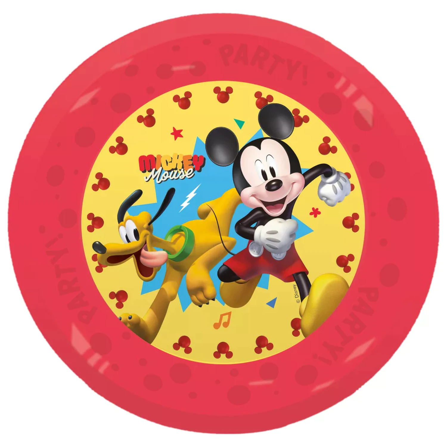 Disney Mickey Jump Into Fun mikro premium plastični plitvi krožnik, 4-delni set, 21 cm fotografija izdelka