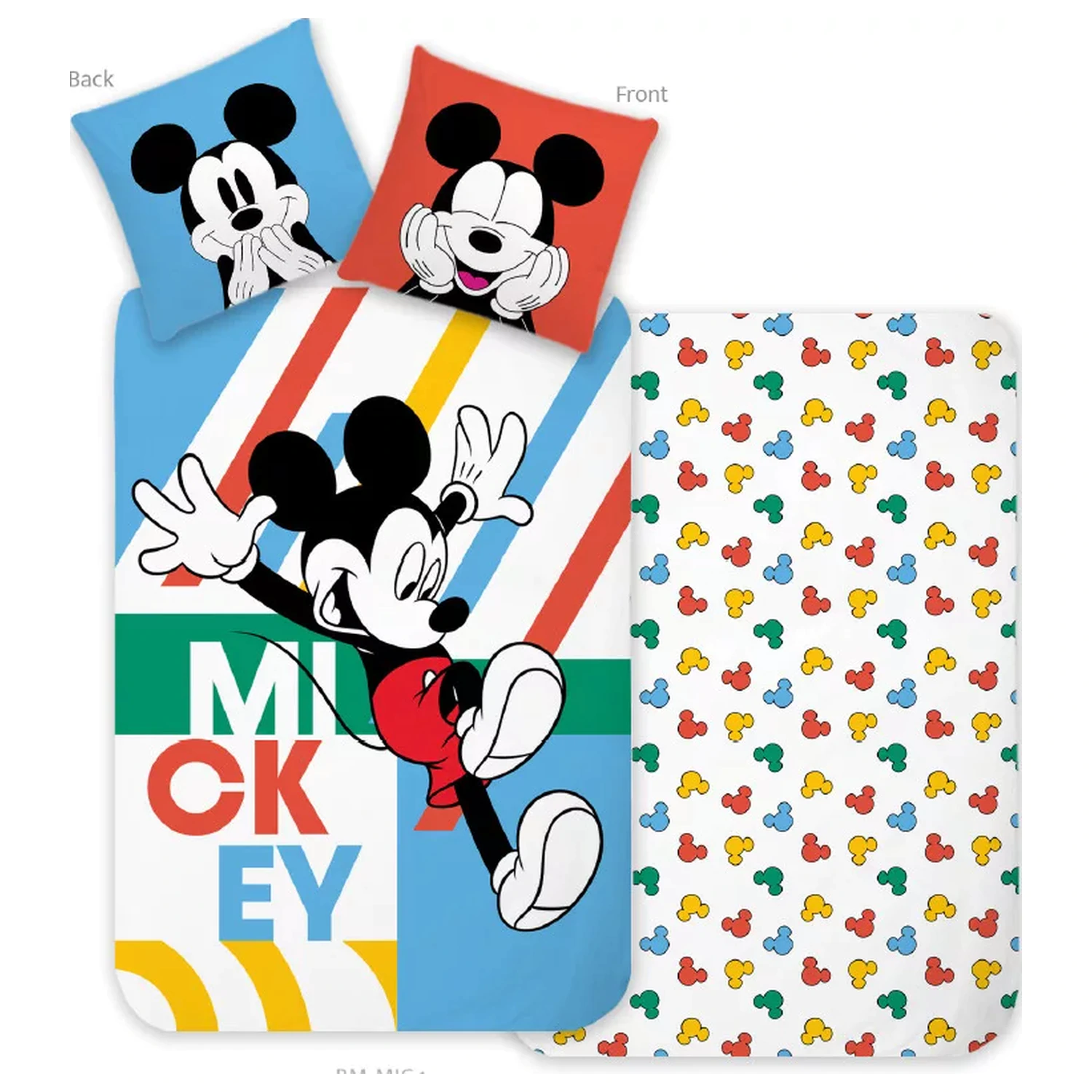 Disney Mickey Jump & Play otroška garnitura prevleke za prešito odejo fotografija izdelka