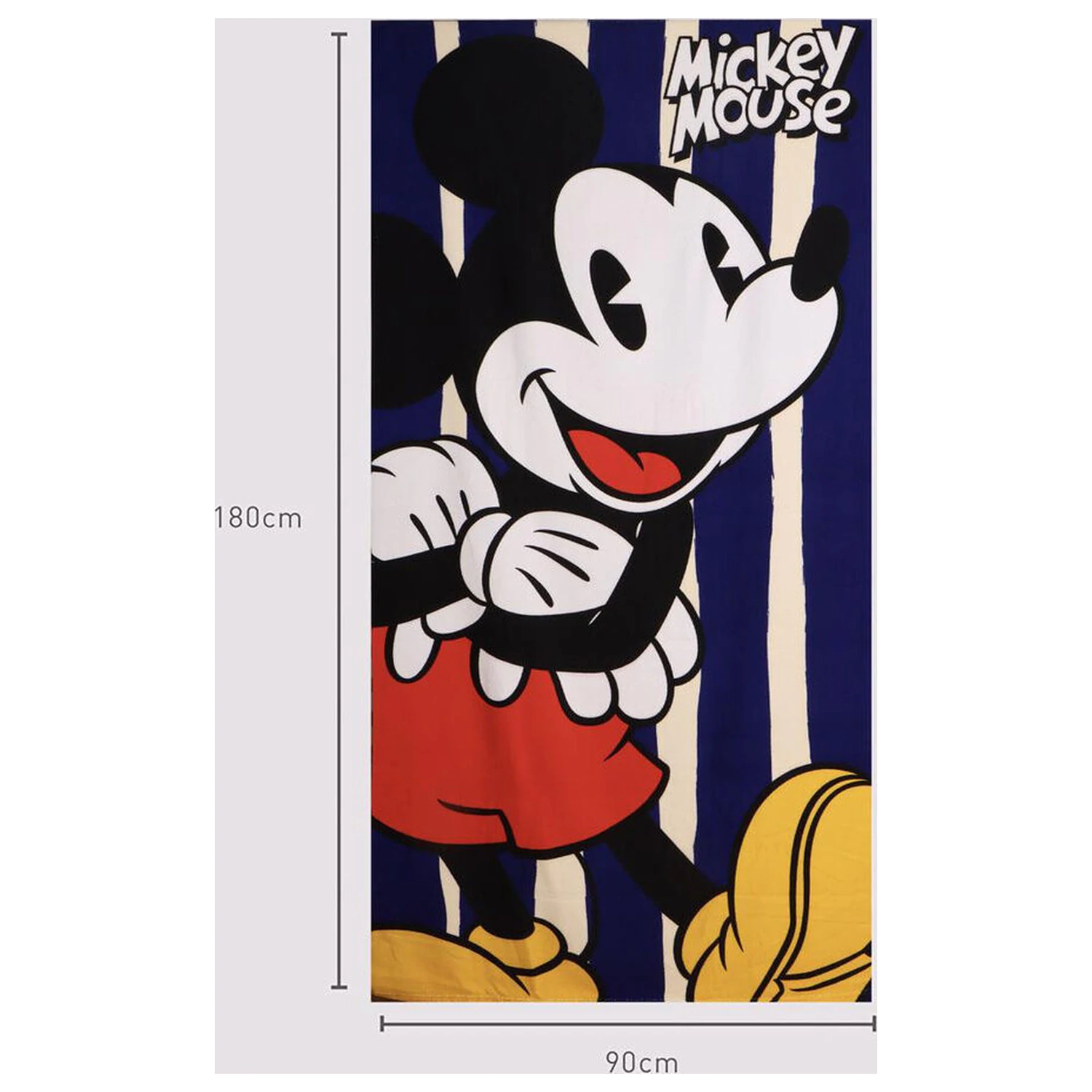 Disney Mickey brisača za plažo iz mikrovlaken fotografija izdelka