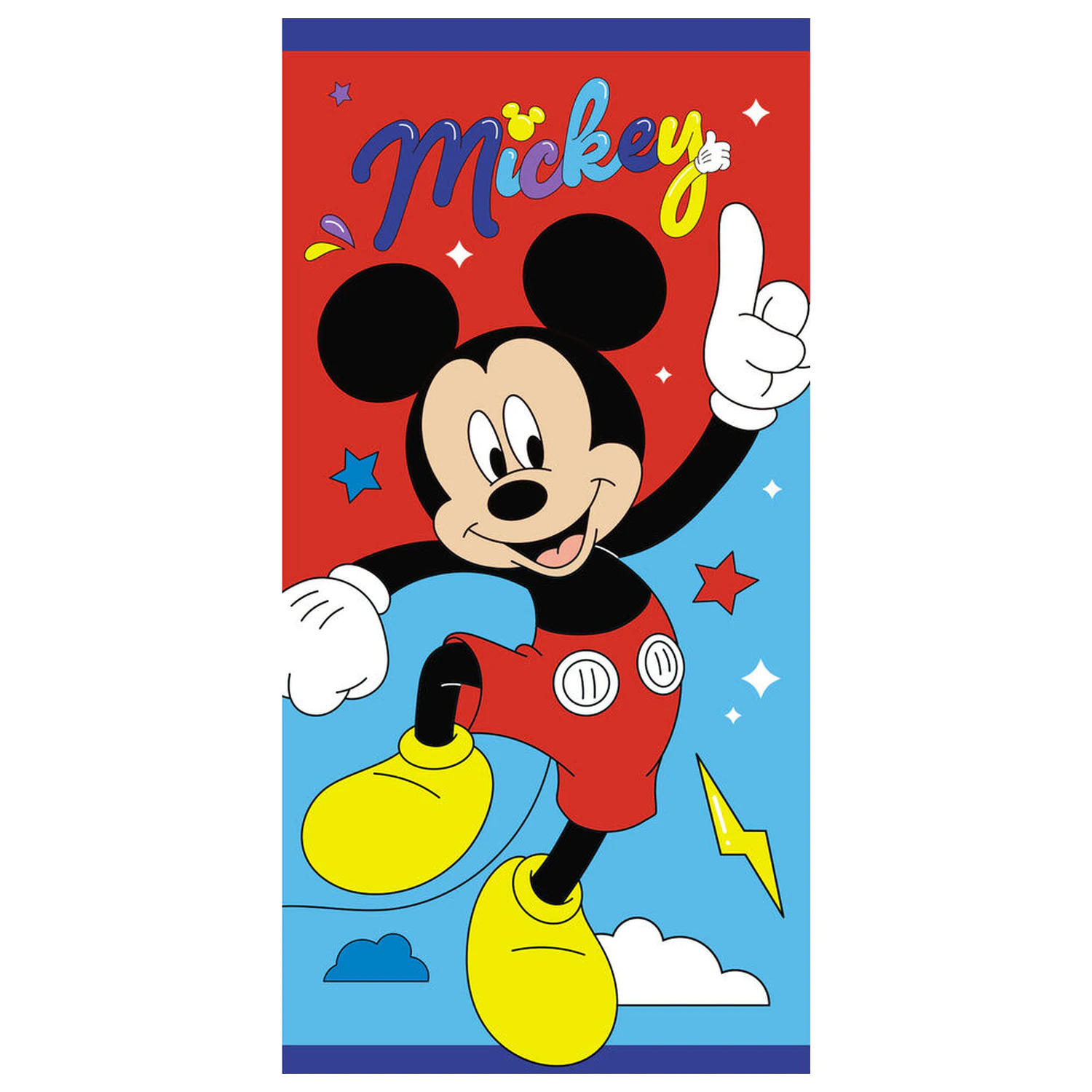 Disney Mickey brisača za plažo iz mikrovlaken fotografija izdelka