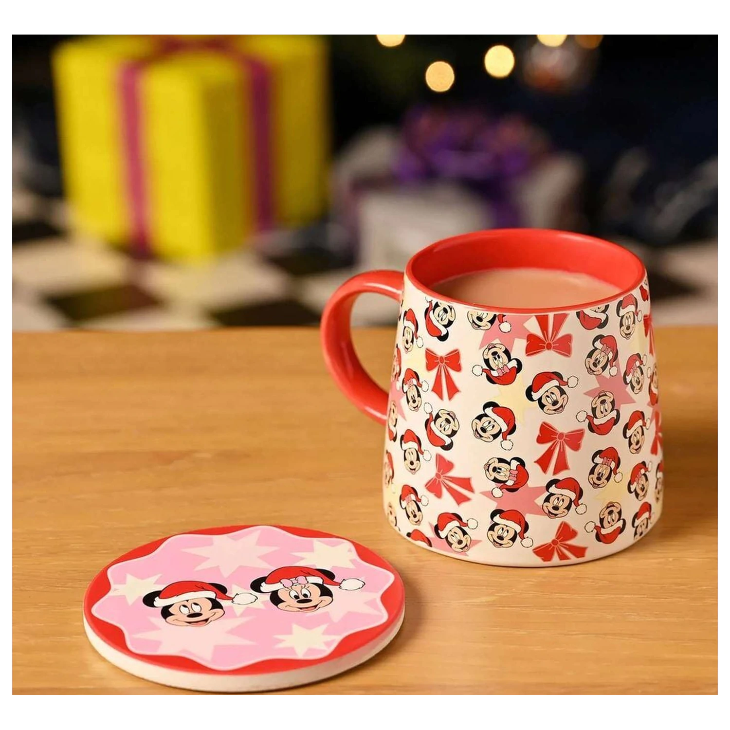 Disney Mickey & Minnie Skodelica in podstavek komplet 250ml fotografija izdelka