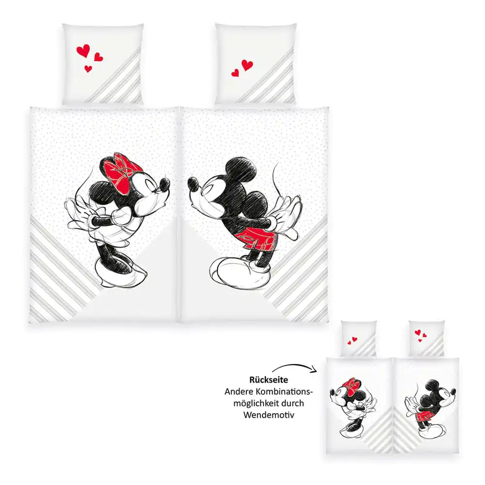 Disney posteljnina dvojno pakiranje Mickey & Minnie Mouse 135 x 200 cm fotografija izdelka
