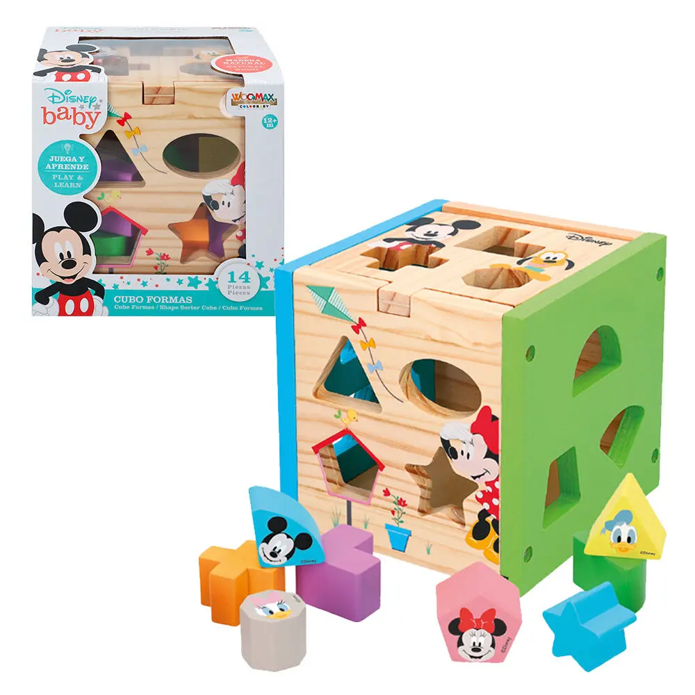 Disney Mickey Minnie lesene kocke v obliki fotografija izdelka