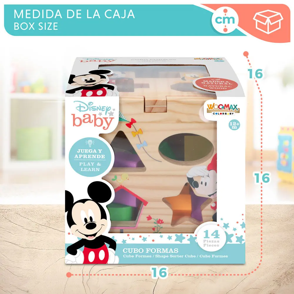 Disney Mickey Minnie lesene kocke v obliki fotografija izdelka