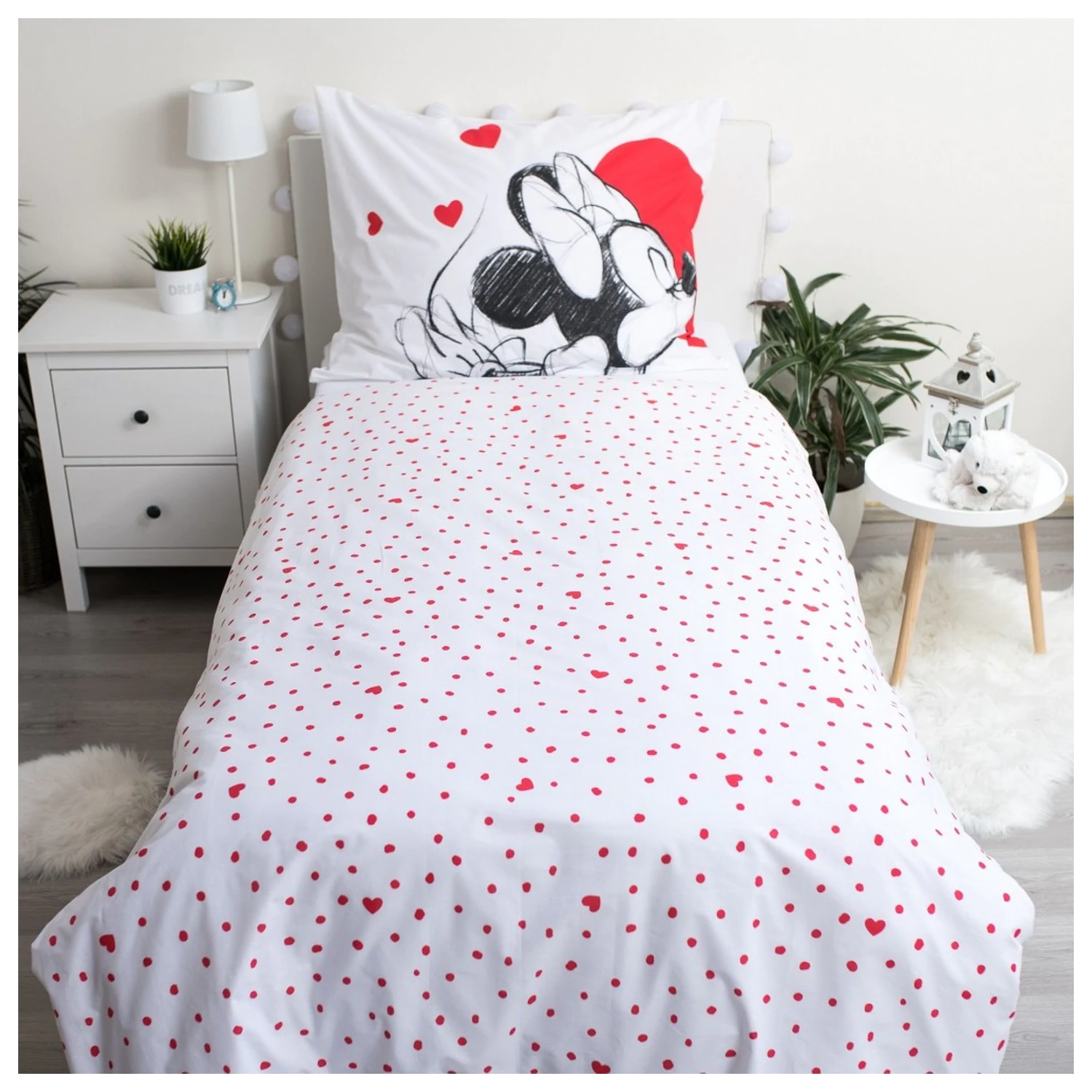 Disney Mickey, Minnie Love Prešita odeja fotografija izdelka