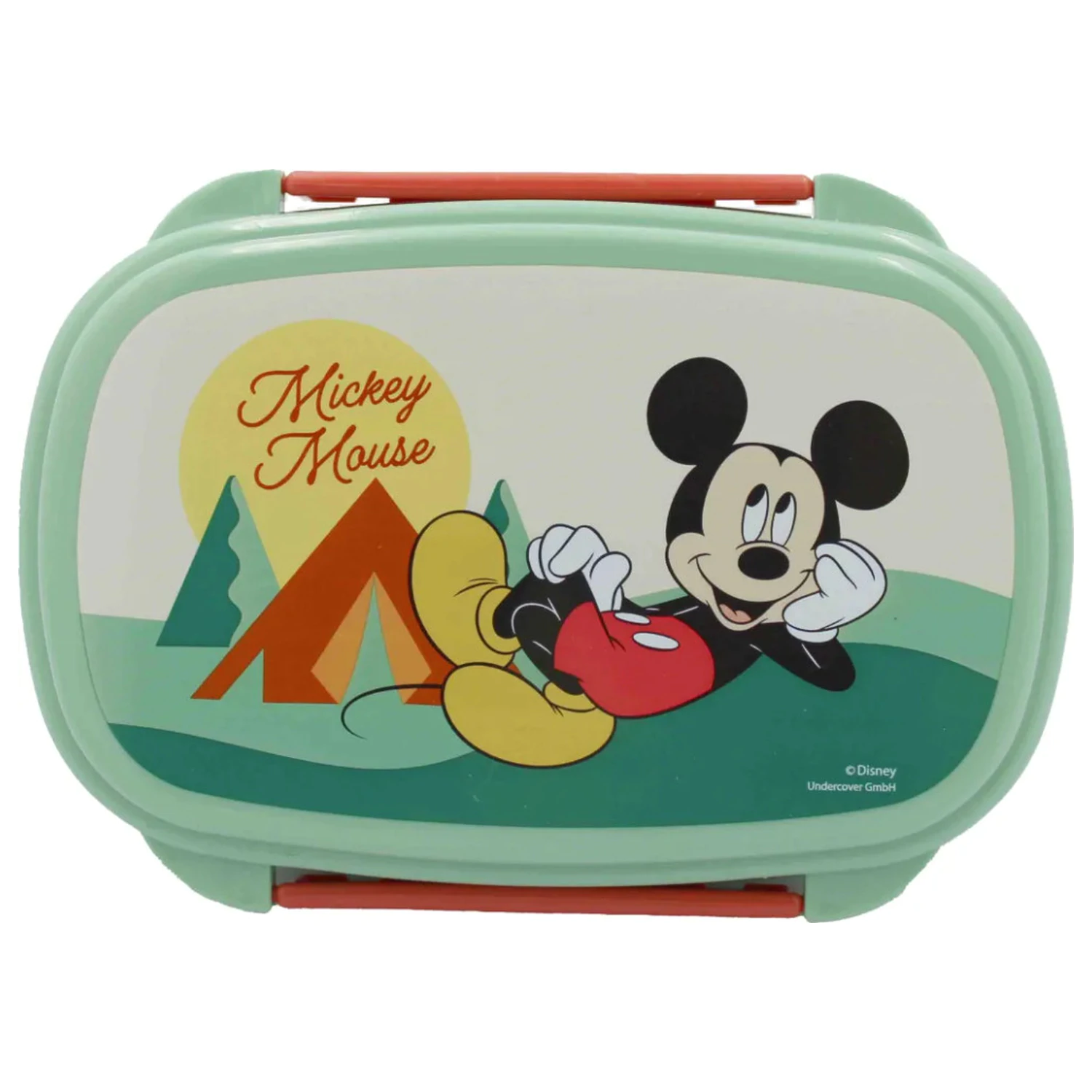 Disney Mickey Nature škatla za sendviče + set jedilnega pribora fotografija izdelka
