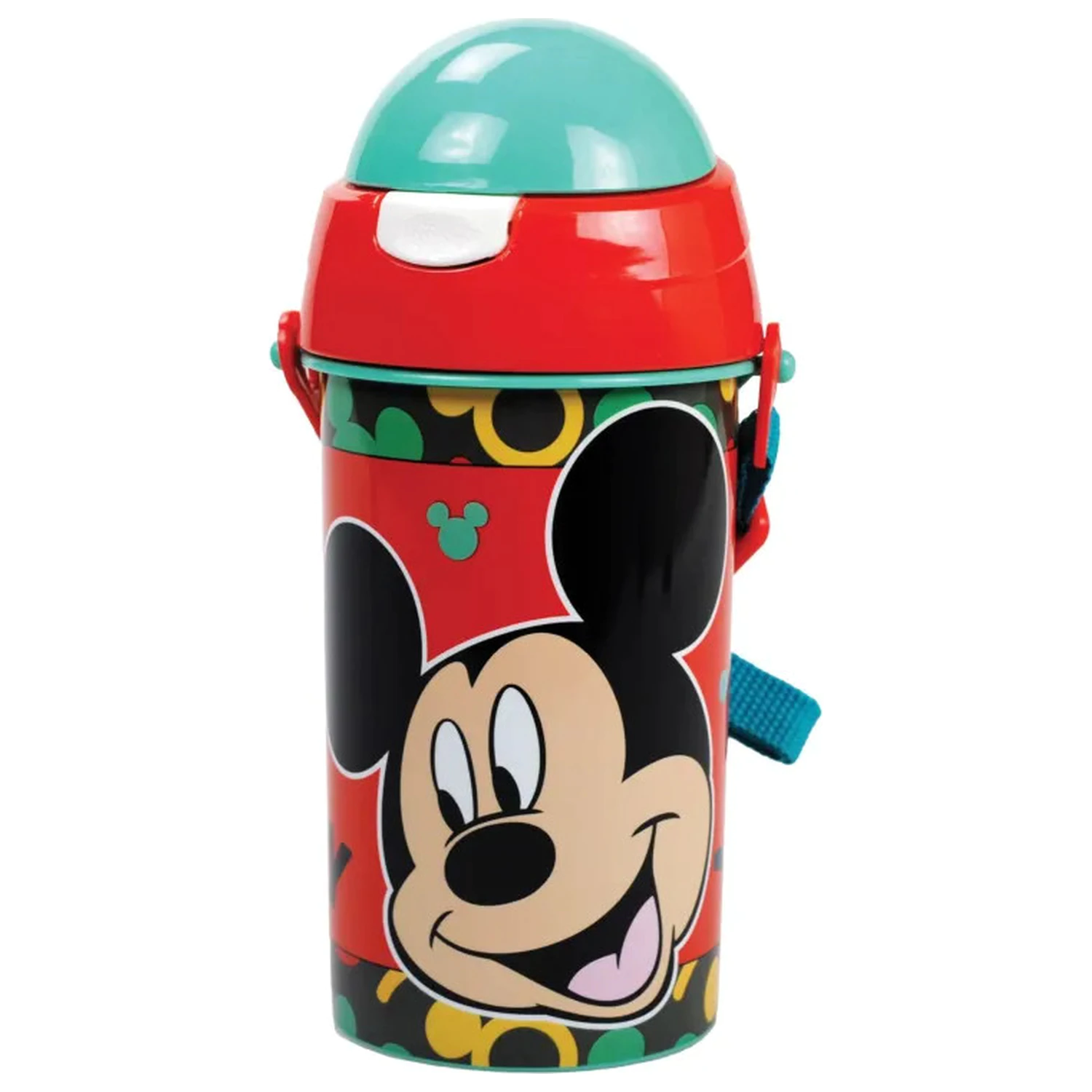 Disney Mickey Mouse Oh Boy plastična slamnata steklenica za vodo z vrvico 500 ml fotografija izdelka