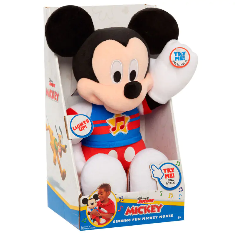 Disney Mickey plišasta igrača z zvokom 30 cm fotografija izdelka