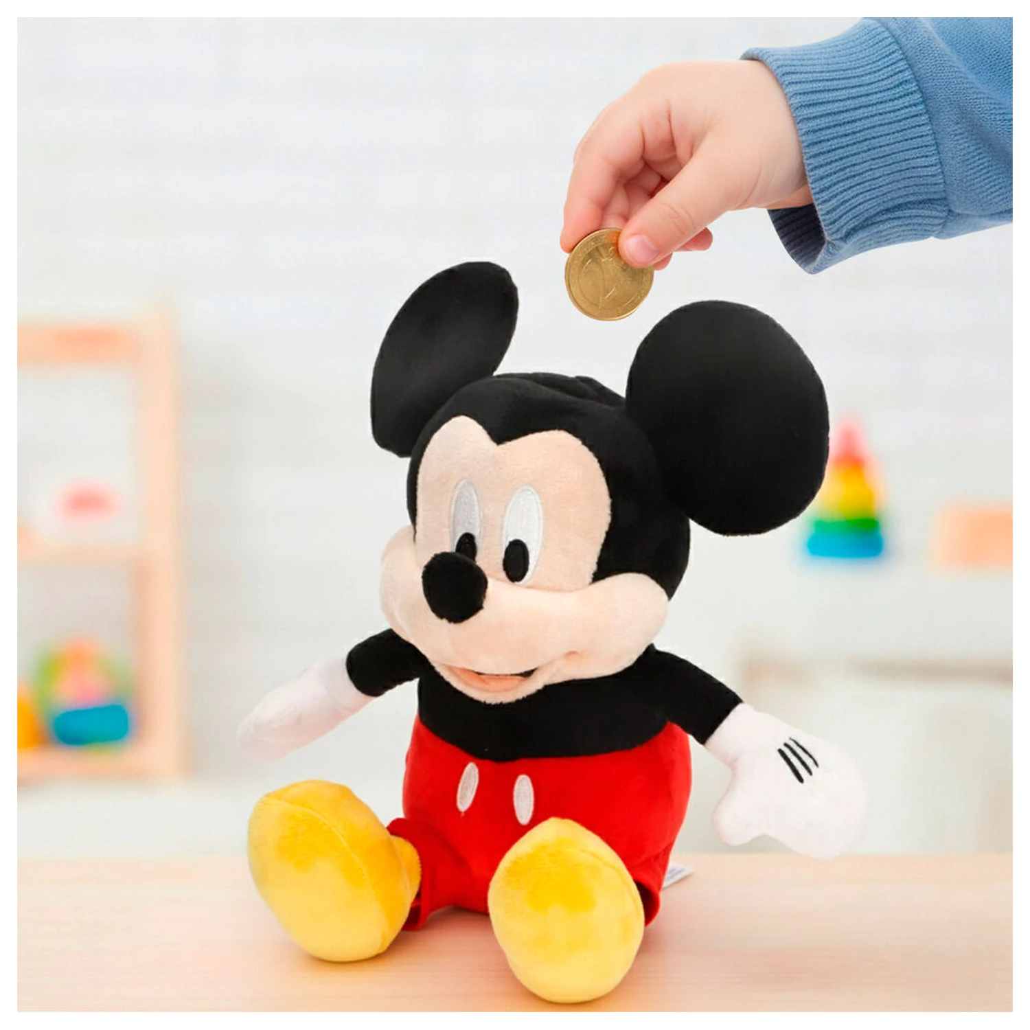 Disney Mickey denarnica, plišasta igrača, 20 cm fotografija izdelka