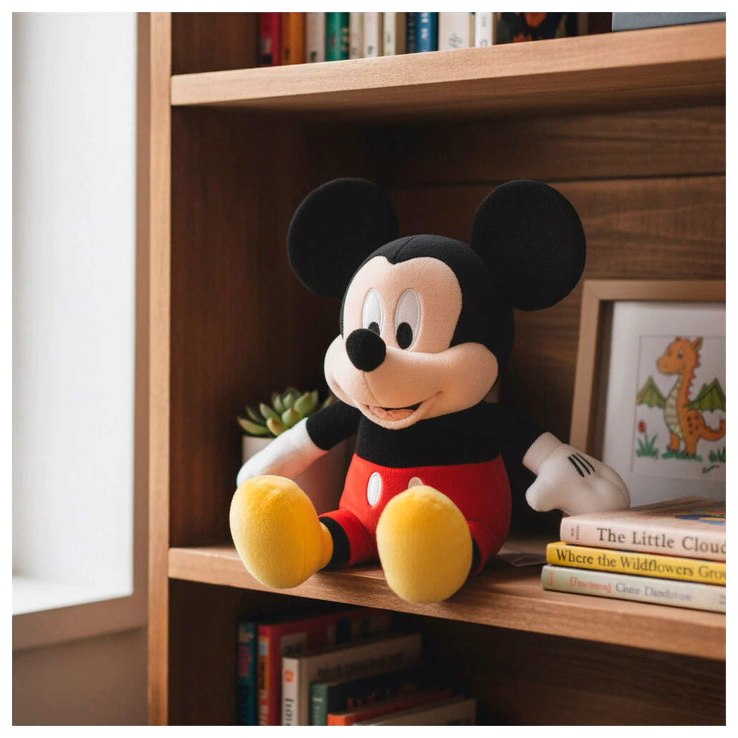 Disney Mickey denarnica, plišasta igrača, 20 cm fotografija izdelka