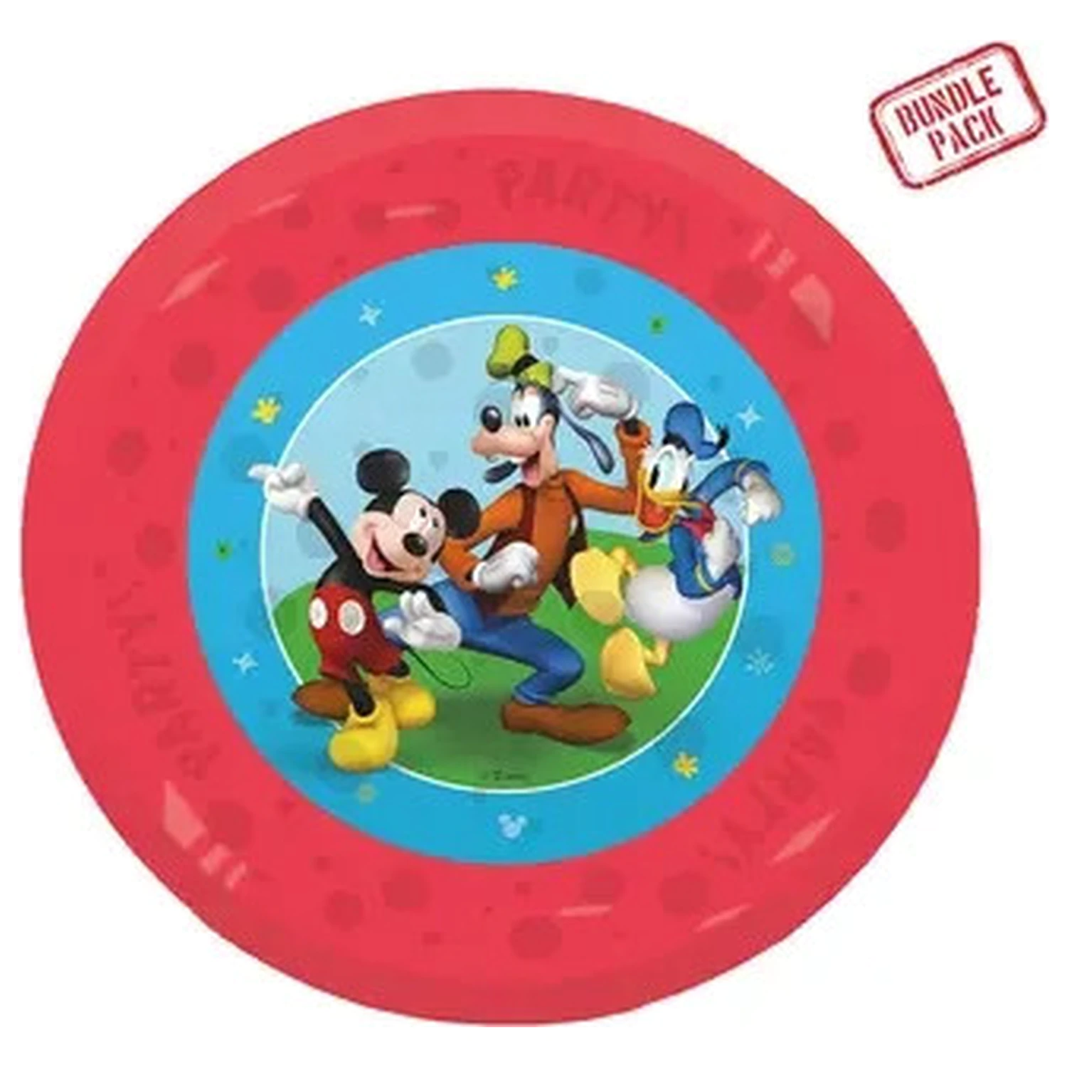 Disney Mickey Rock the House micro premium plastični pladenj, 4-delni set 21 cm fotografija izdelka