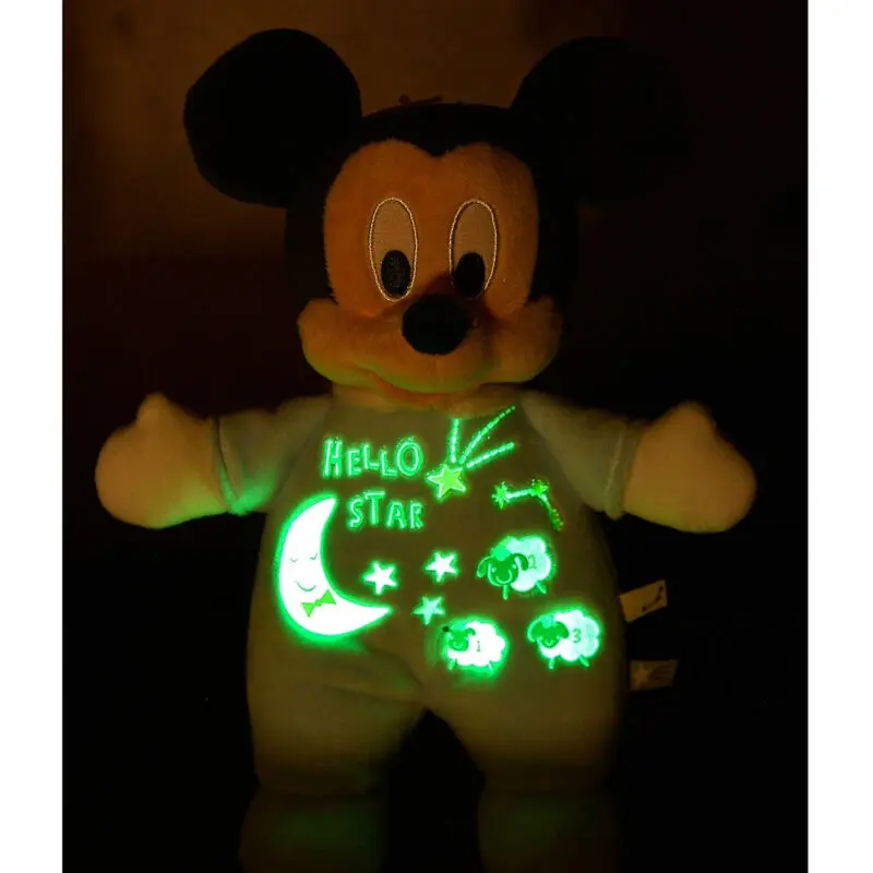 Disney Mickey Plišasta igrača, ki se mehko sveti v temi 25 cm fotografija izdelka