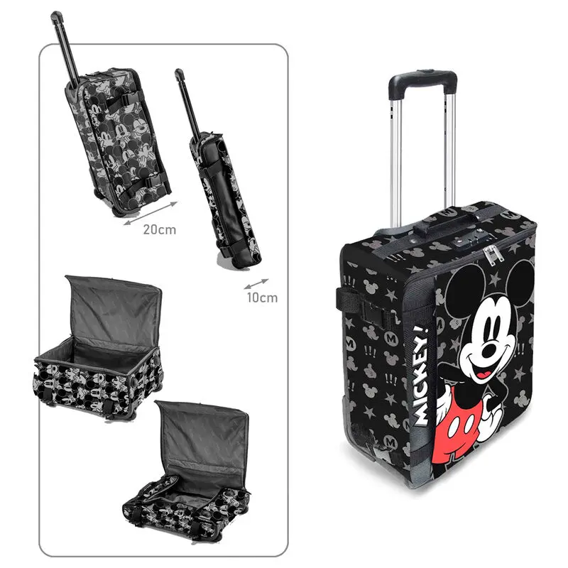 Disney Mickey Surprise zložljiv trolley kovček 55cm fotografija izdelka