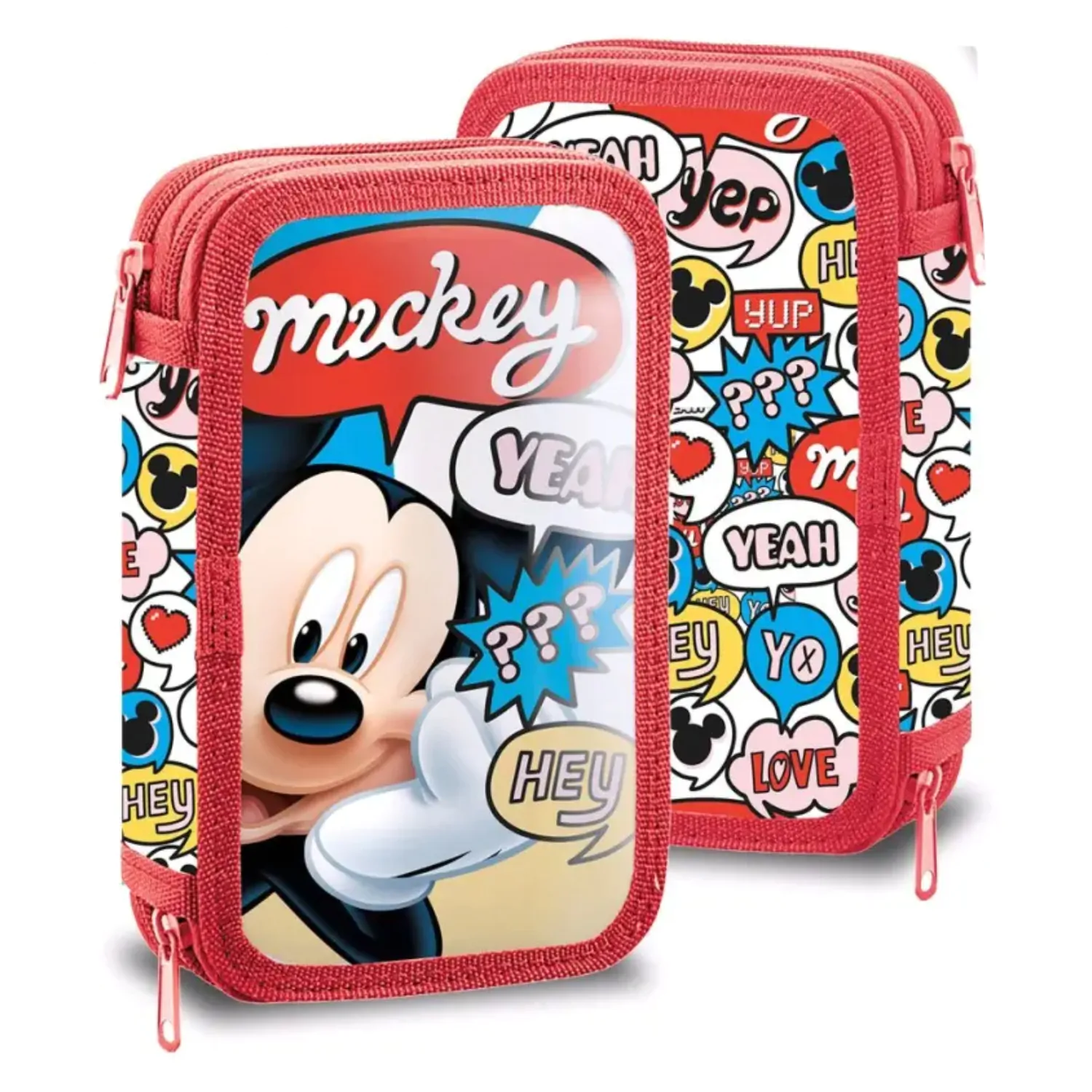 Disney Mickey Mouse napolnjena dvonadstropna peresnica fotografija izdelka