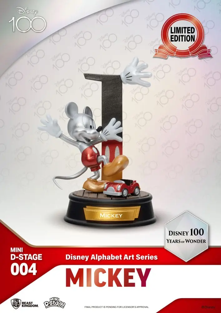 Disney Mini Diorama scenske Kipi 6-paket 100 Years of Wonder-Disney Alphabet Art 10 cm fotografija izdelka