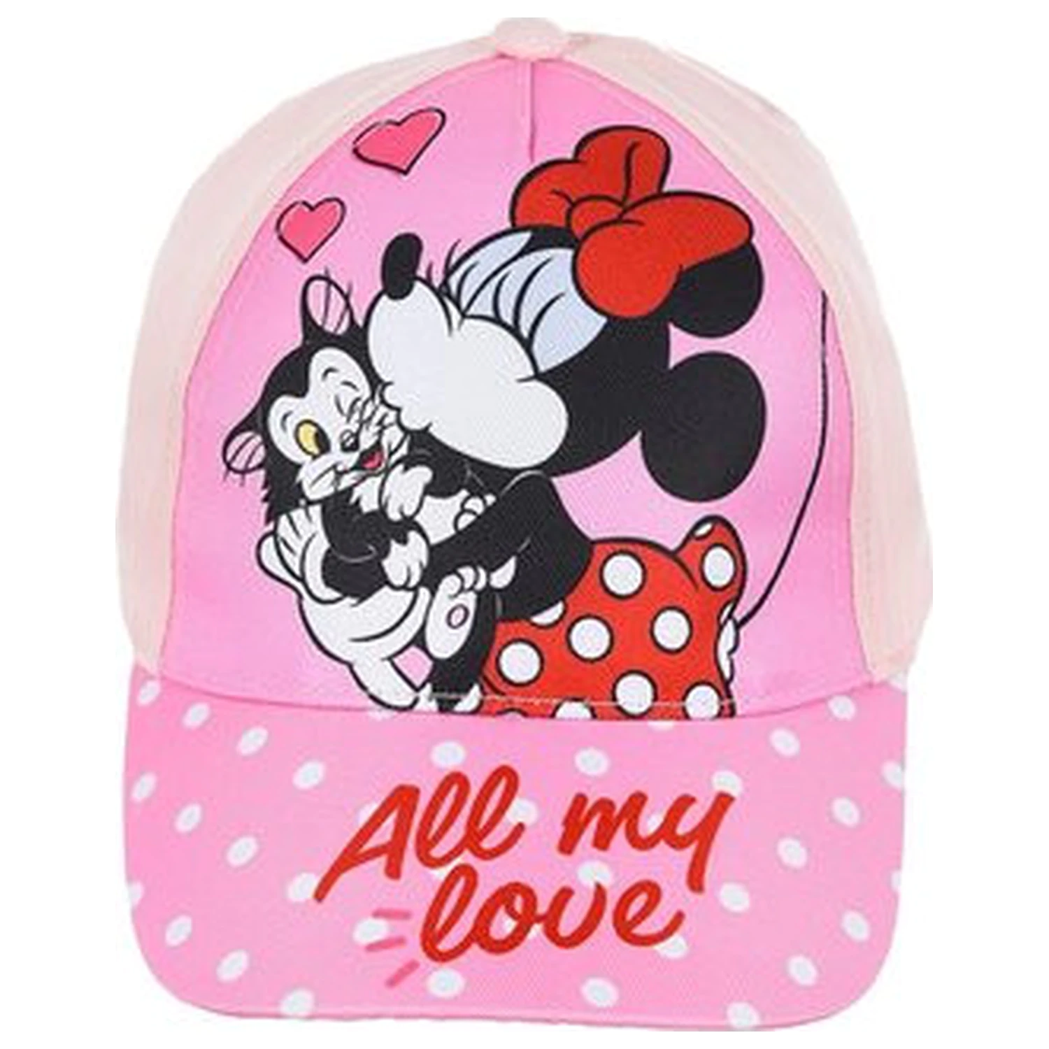 Disney Minnie All My Love otroška kapa s šiltom 54 cm fotografija izdelka