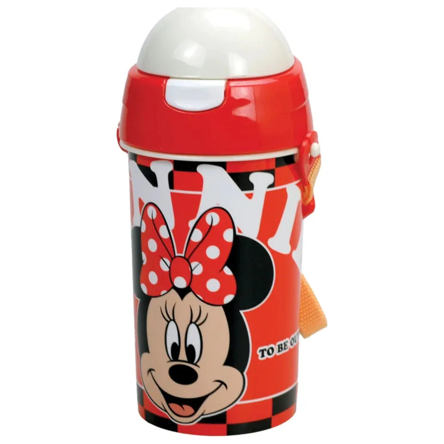 Disney Minnie Bloom plastenka s slamico in obešalnikom 500 ml fotografija izdelka