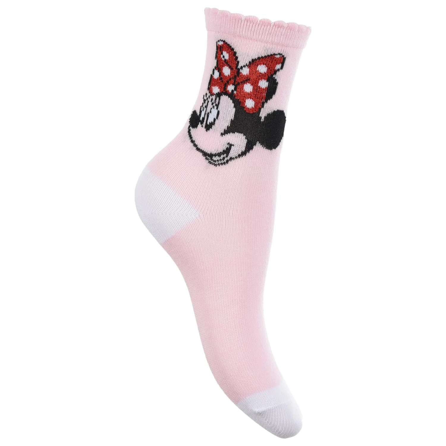 Disney Minnie Mouse Bow roza otroške nogavice 31/34 fotografija izdelka