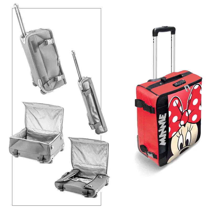 Disney Minnie Curious zložljiv trolley kovček 55 cm fotografija izdelka