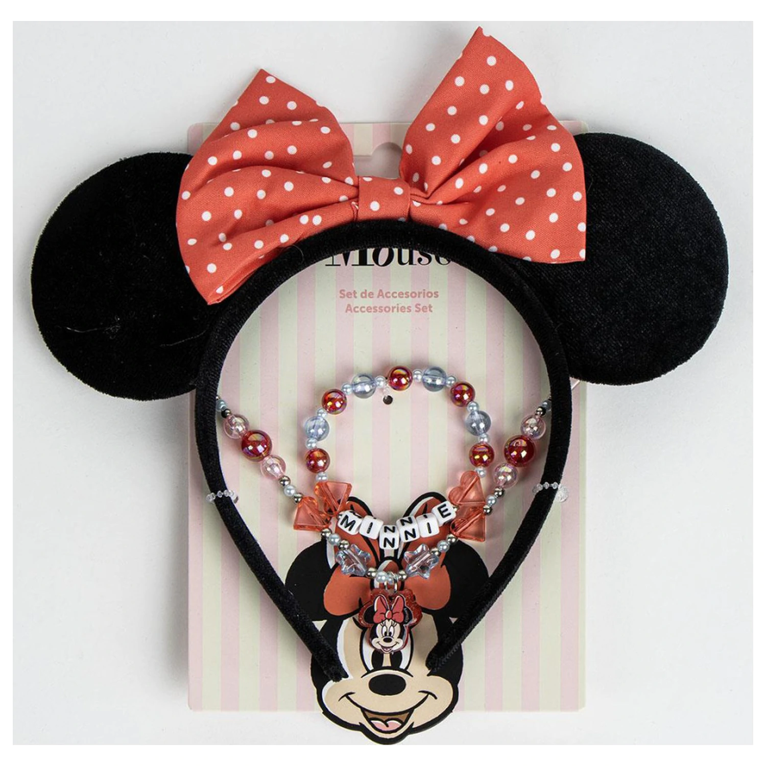 Disney Minnie Ears Nakit in Set Naglavni Trak fotografija izdelka