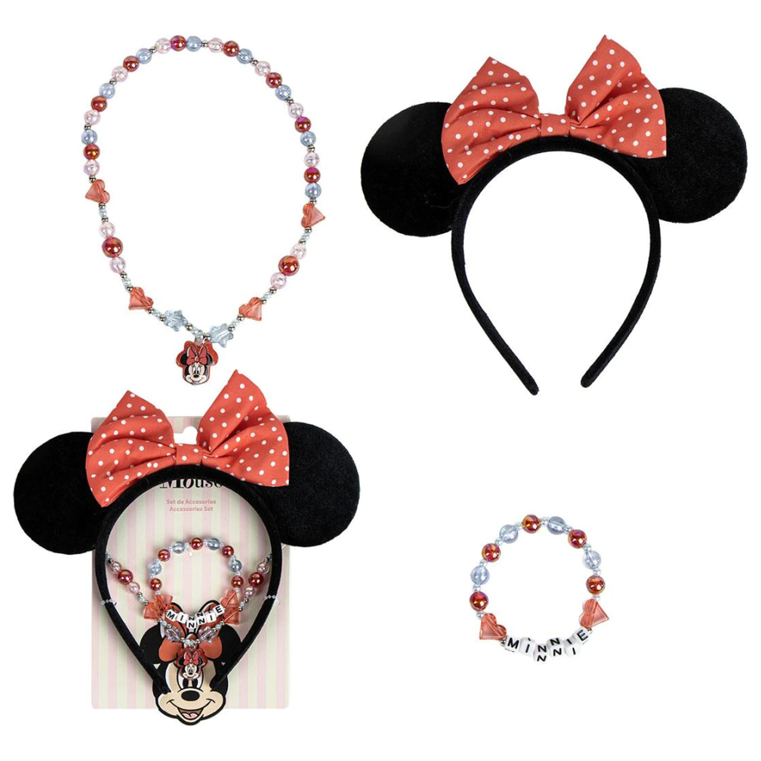 Disney Minnie Ears Nakit in Set Naglavni Trak fotografija izdelka