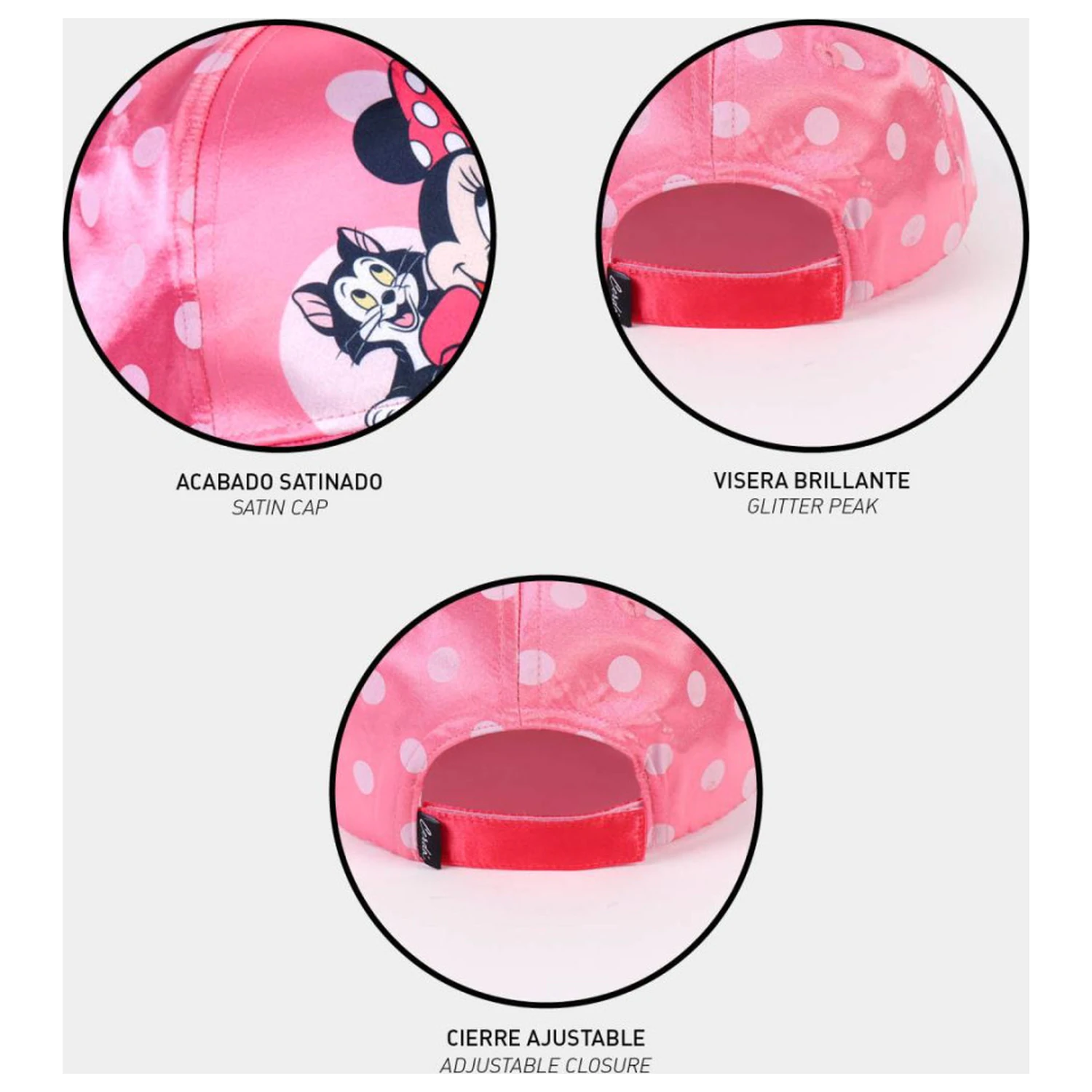 Disney Minnie Figaro otroška baseball kapa 53 cm fotografija izdelka