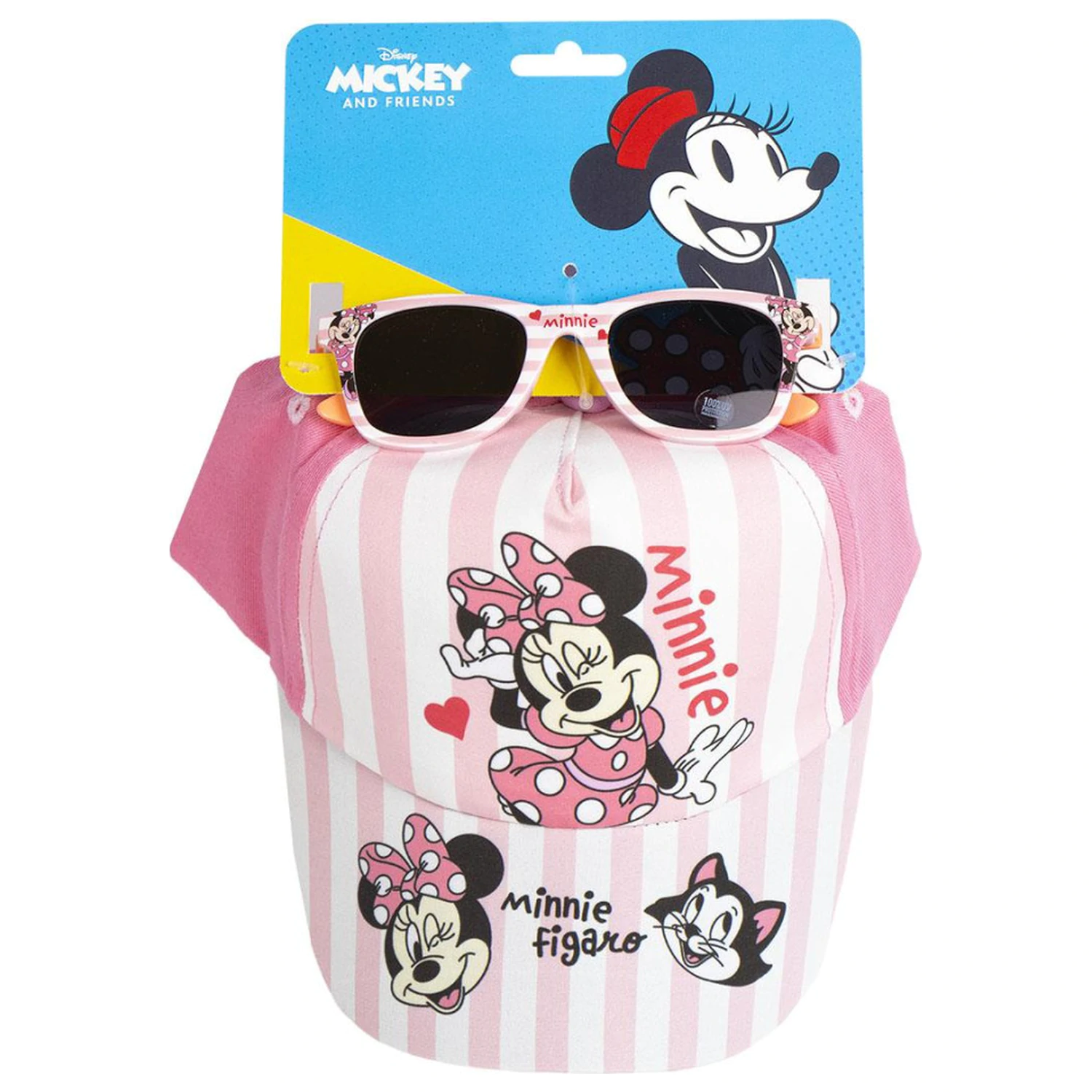 Disney Minnie Mouse Figaro sončna očala in komplet baseball kape fotografija izdelka
