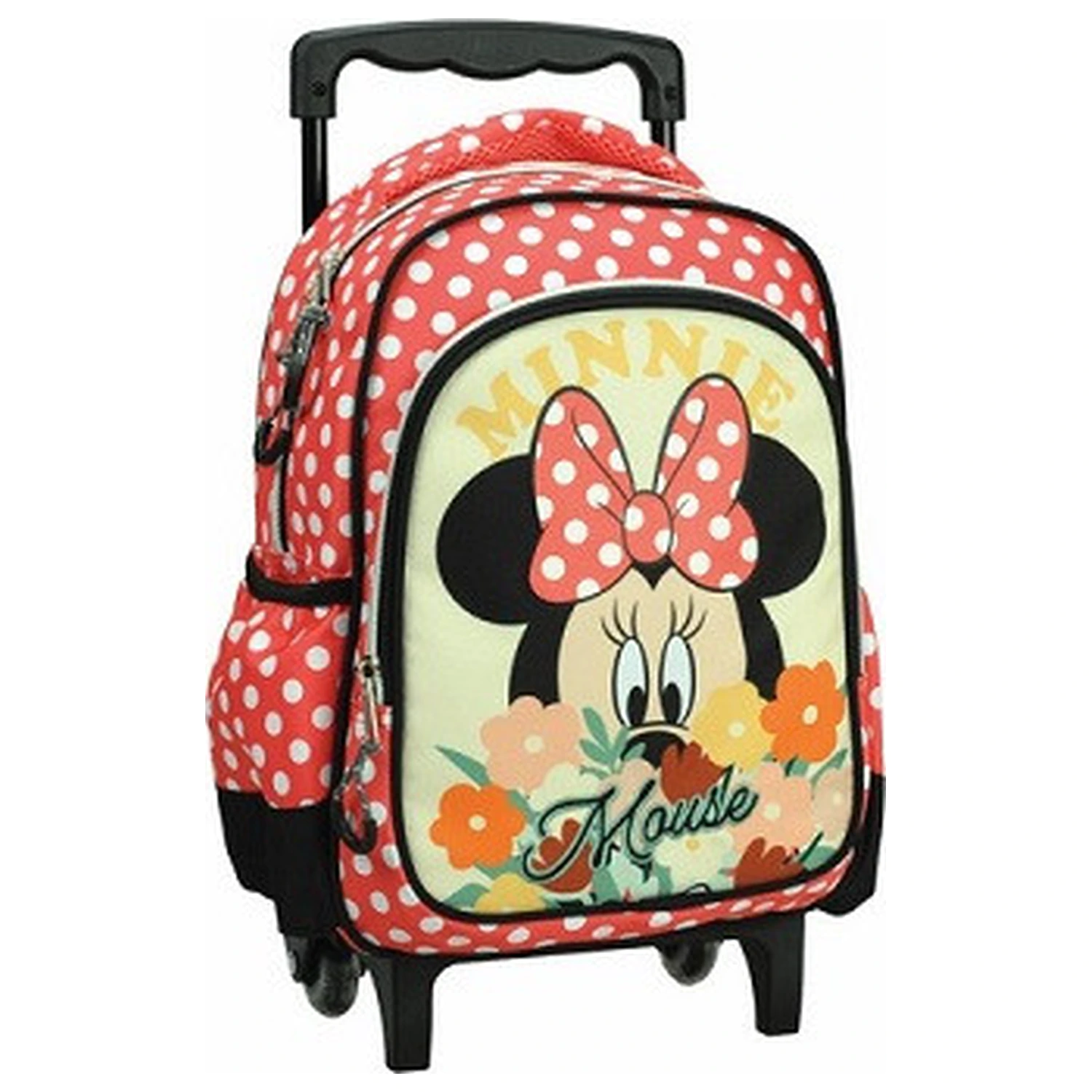 Disney Minnie Floral nahrbtnik na kolesih za predšolske otroke, torba 30 cm fotografija izdelka