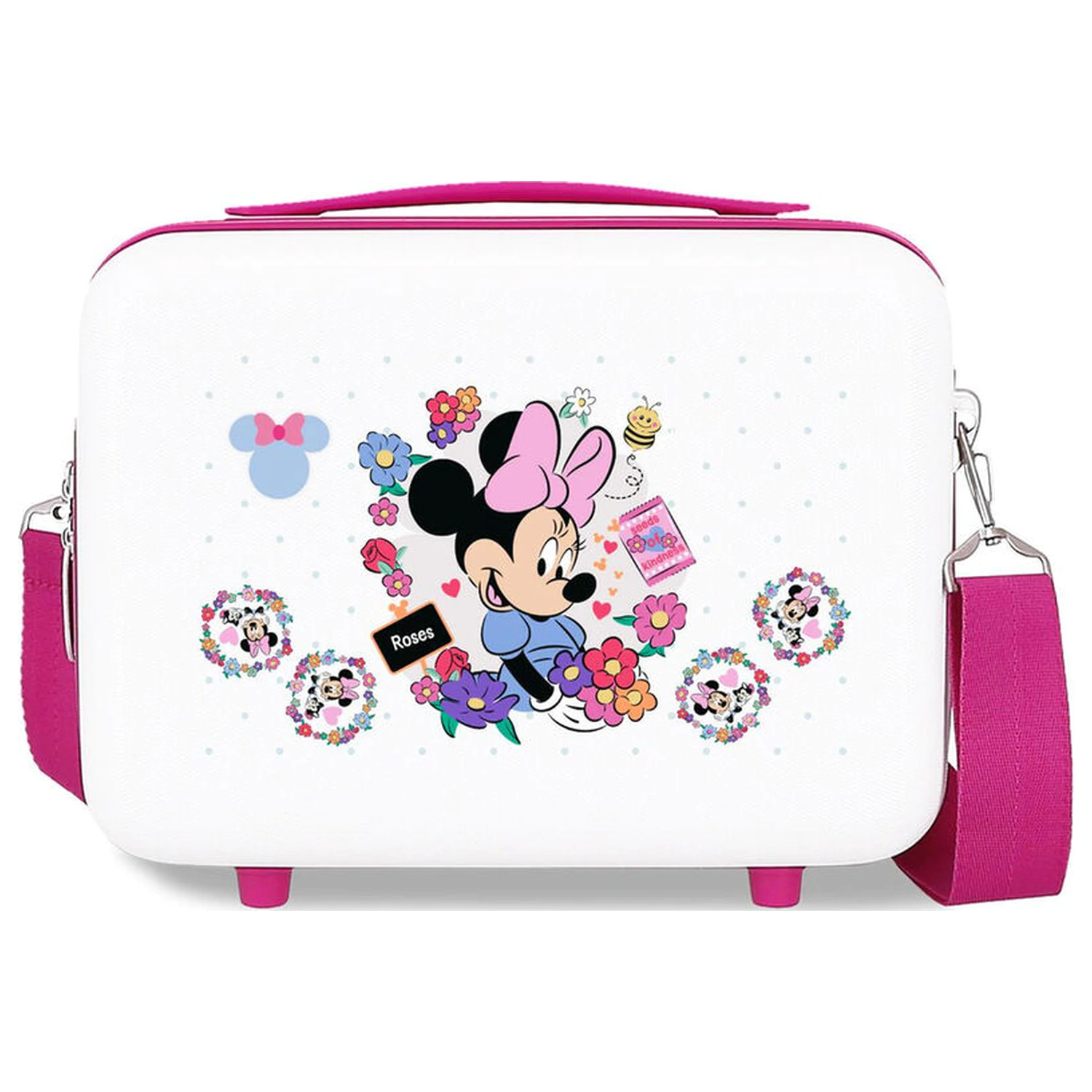 Disney Minnie Flowers ABS prilagodljiv kozmetični kovček 29cm fotografija izdelka