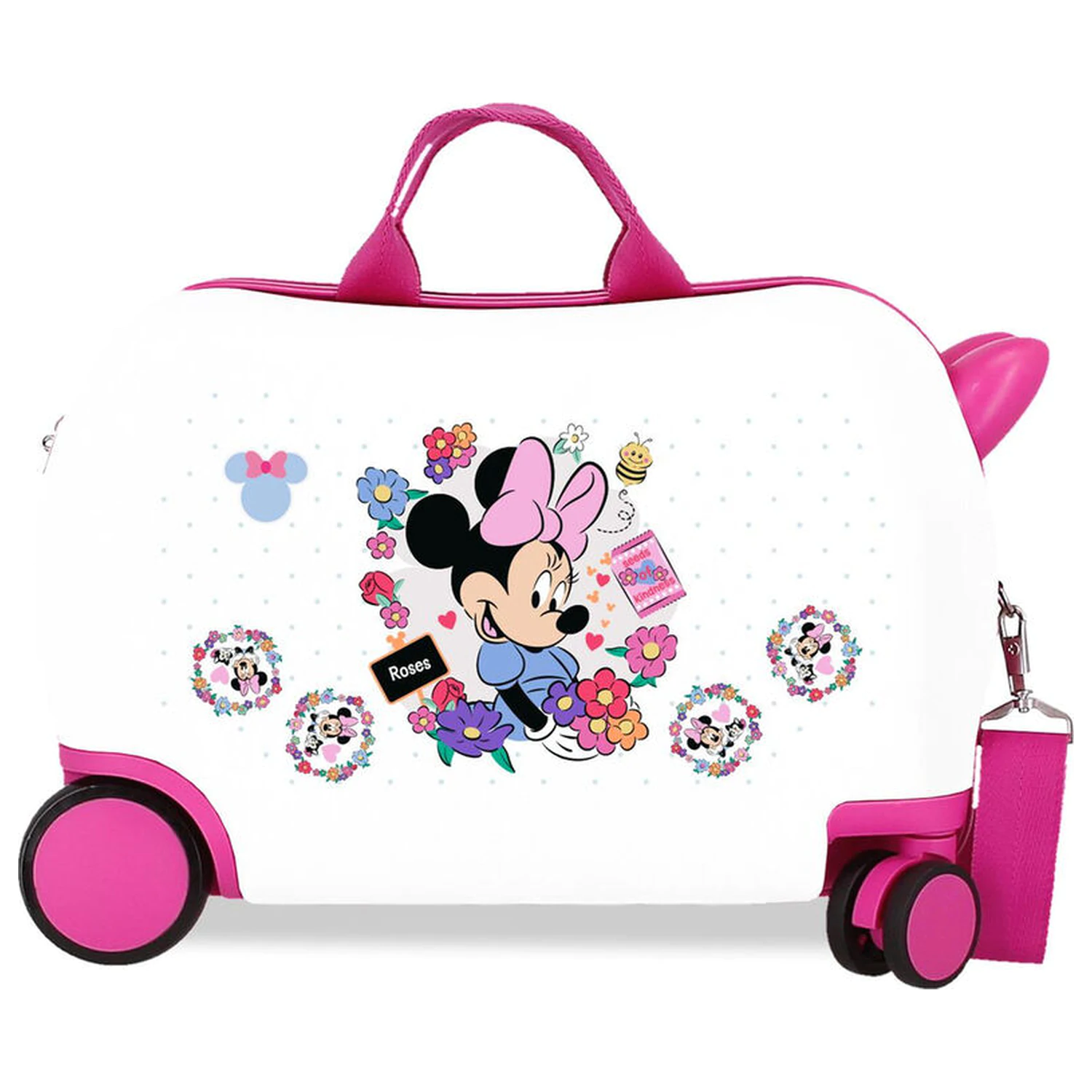 Disney Minnie Flowers ABS potovalni kovček na kolesih 45cm fotografija izdelka