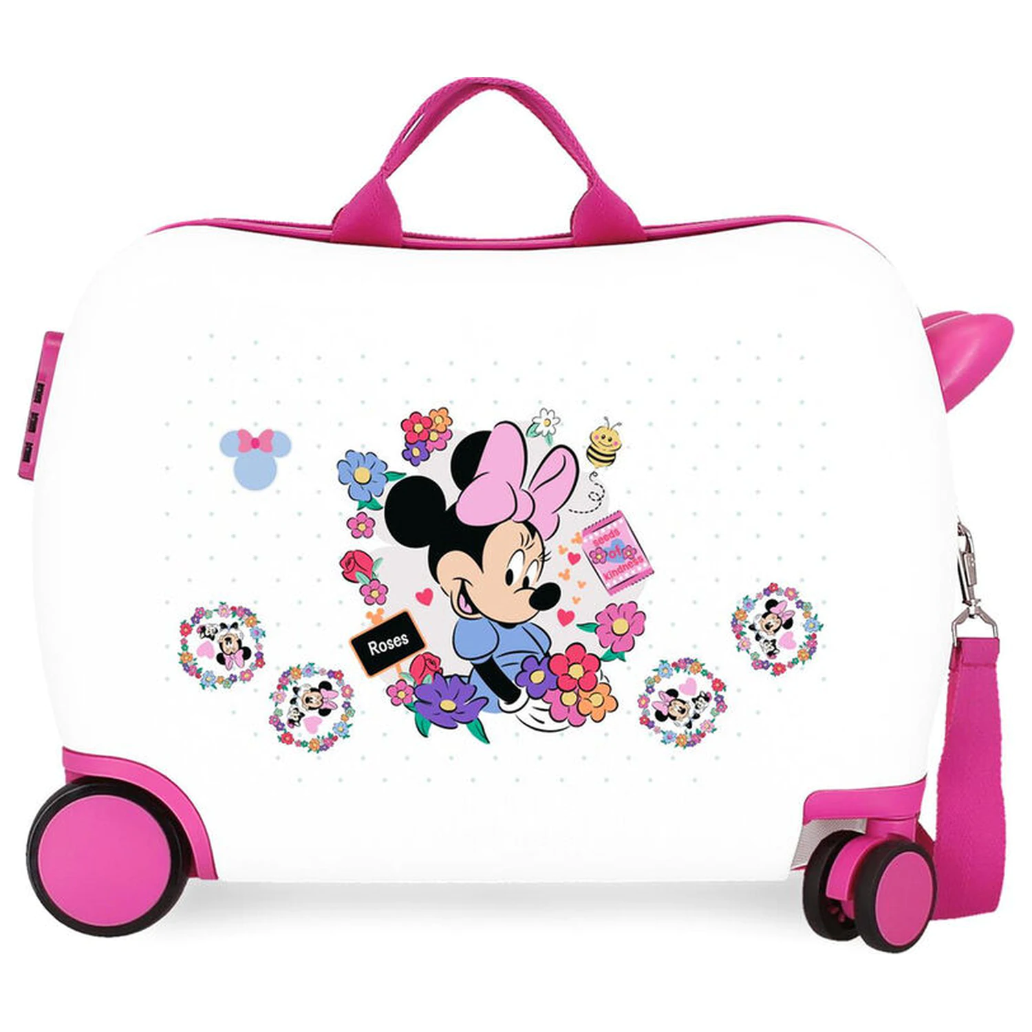 Disney Minnie Flowers ABS potovalni kovček na kolesih 50cm fotografija izdelka