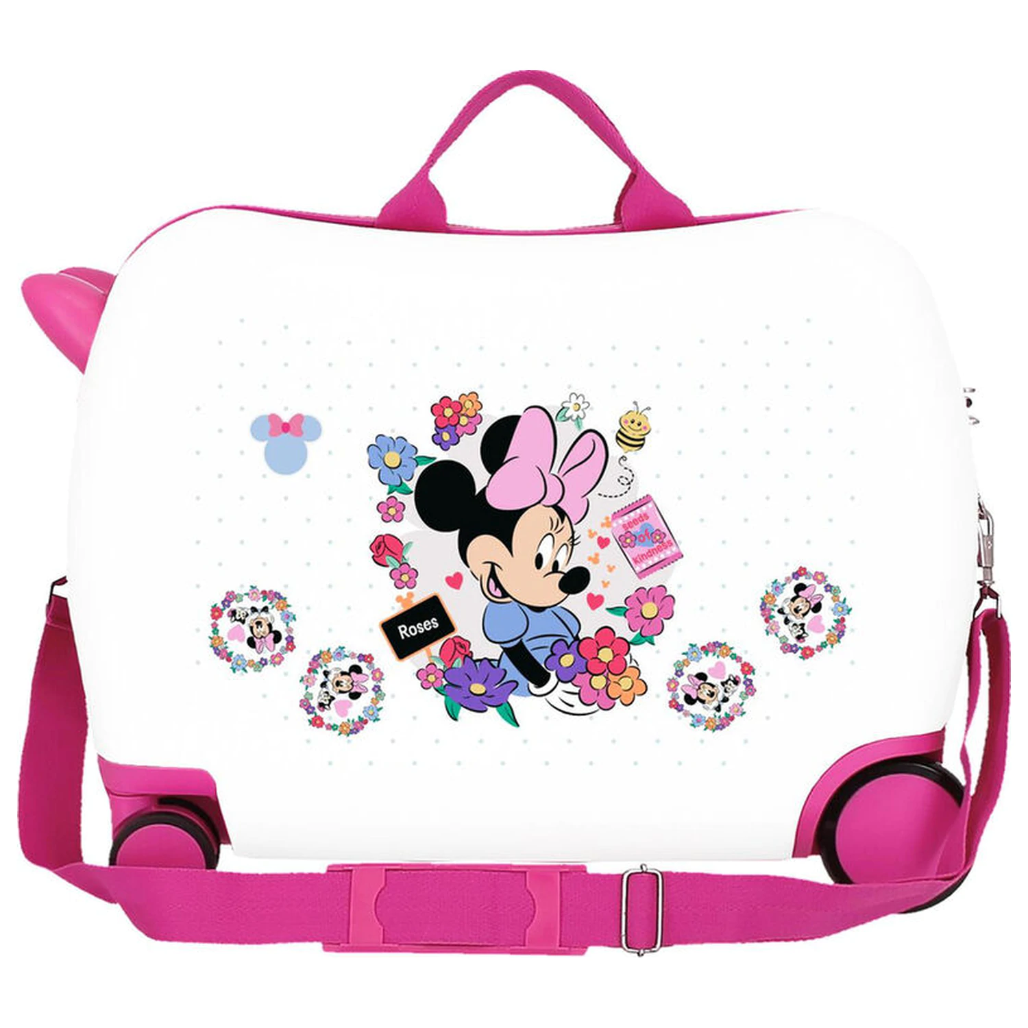 Disney Minnie Flowers ABS potovalni kovček na kolesih 50cm fotografija izdelka