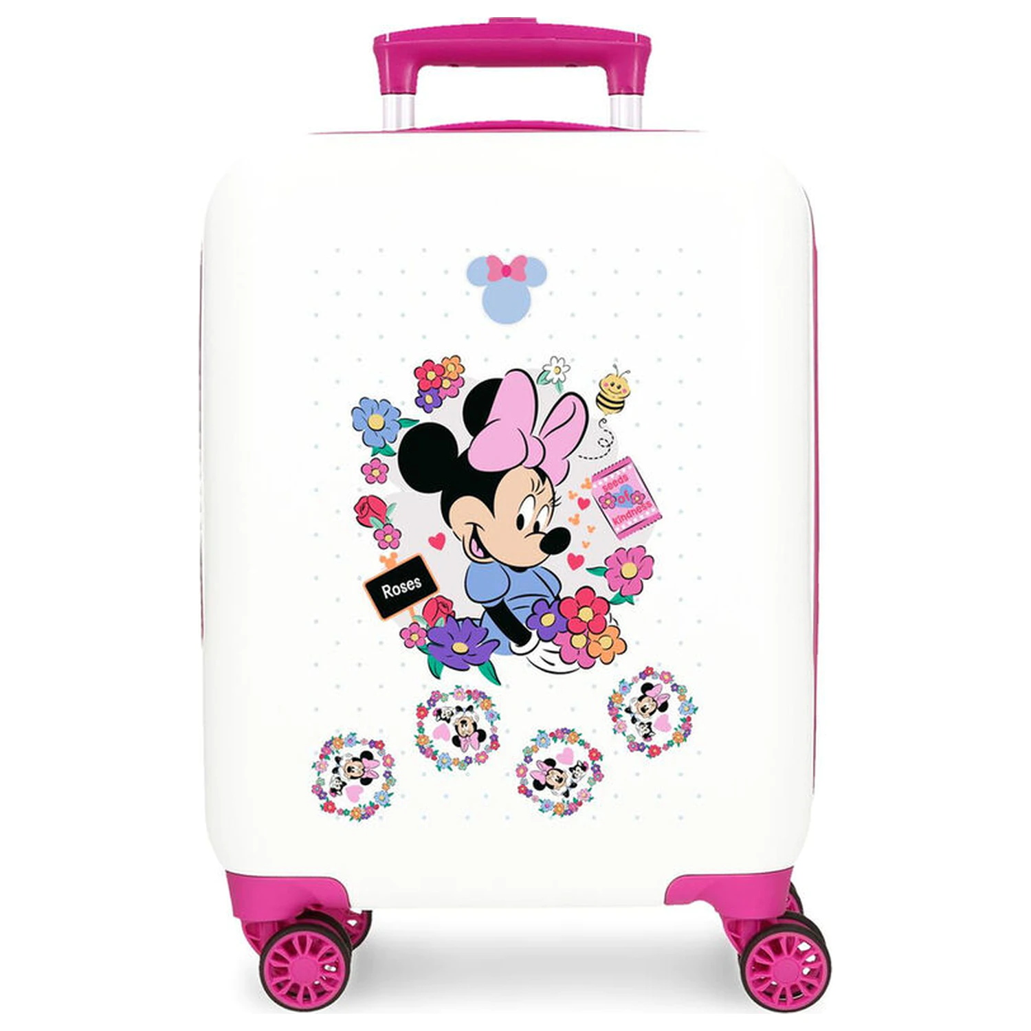 Disney Minnie Flowers ABS potovalni kovček na kolesih 50cm fotografija izdelka
