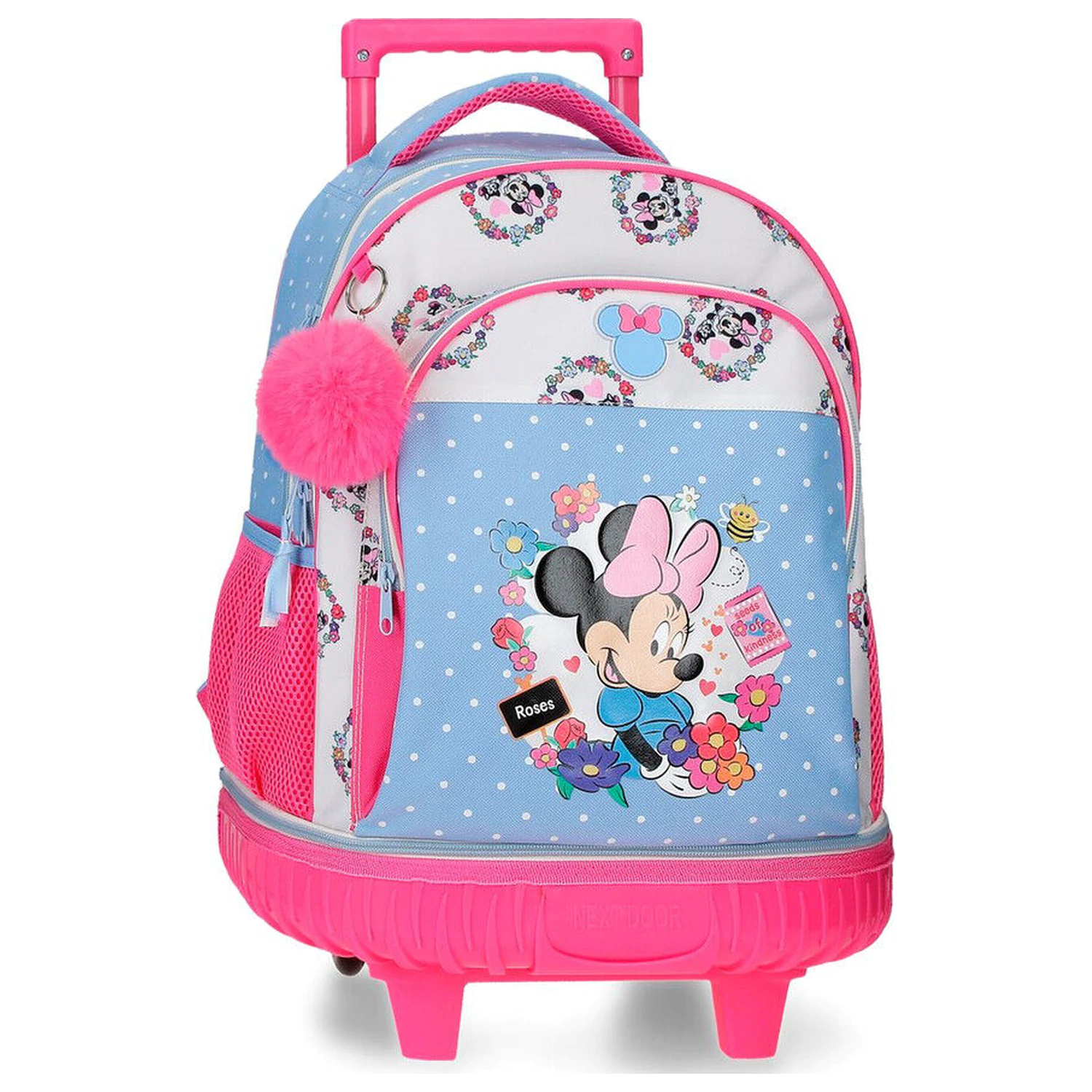 Disney Minnie Flowers izvlečna kompaktna torba na kolesih 43cm fotografija izdelka