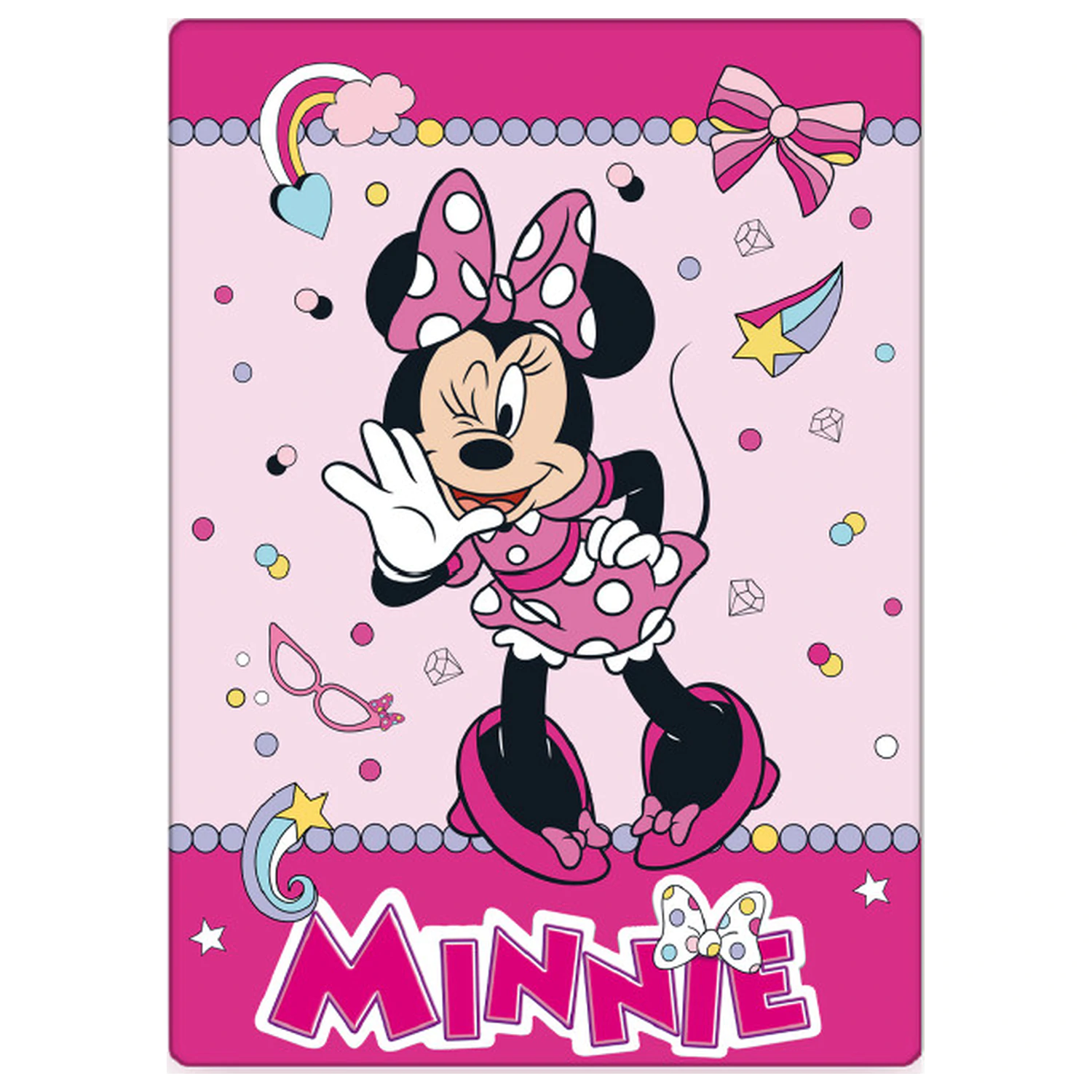 Disney Minnie Funny flis odeja fotografija izdelka