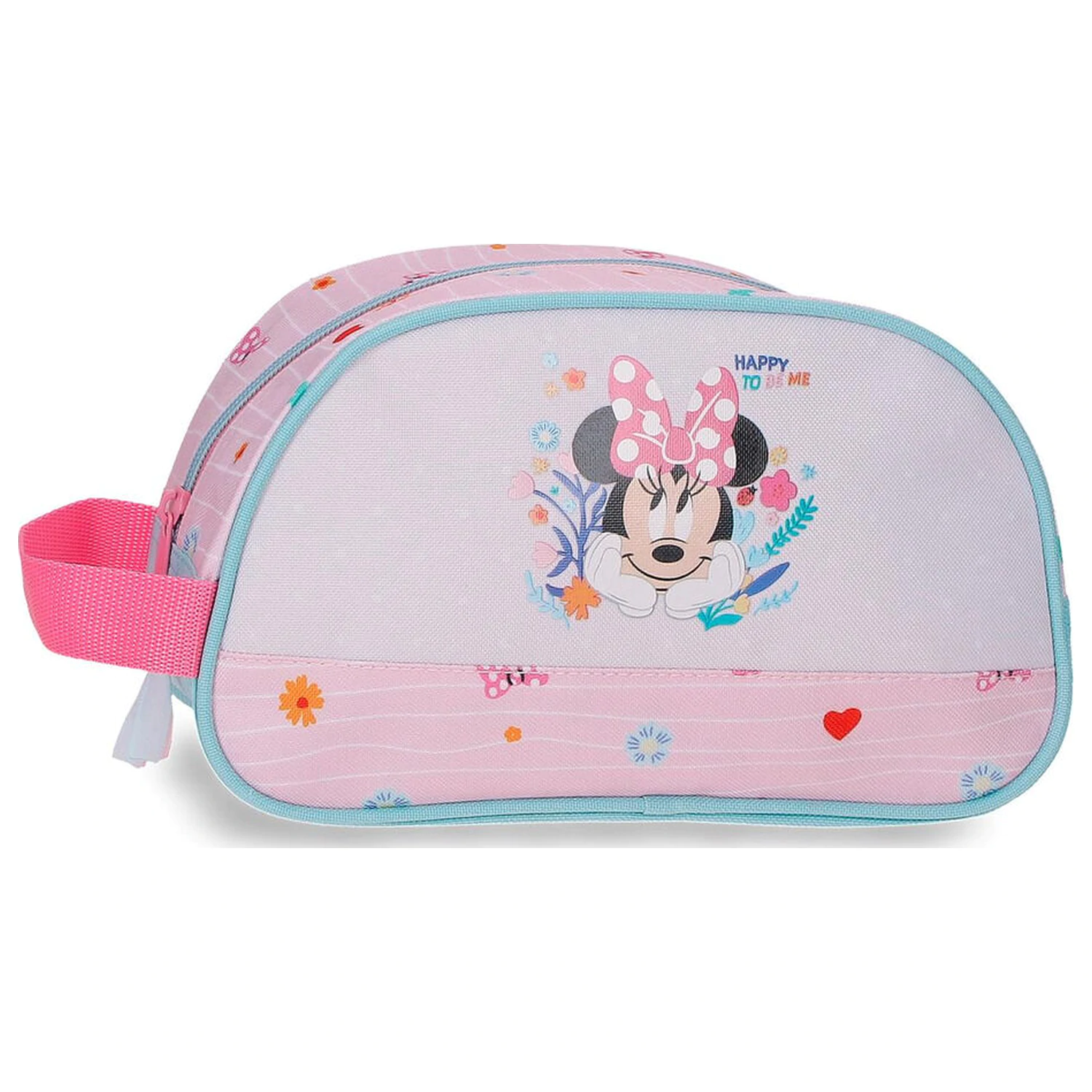 Disney Minnie Happy To Be Me prilagodljiva toaletna torbica fotografija izdelka