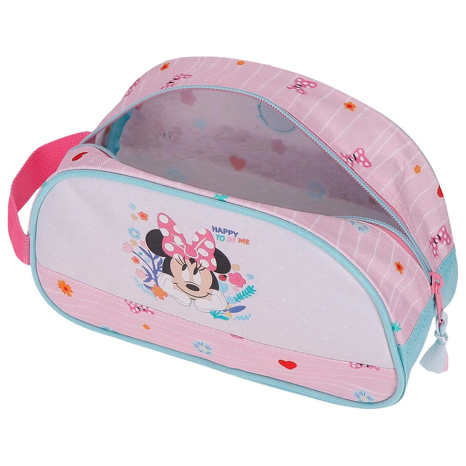 Disney Minnie Happy To Be Me prilagodljiva toaletna torbica fotografija izdelka