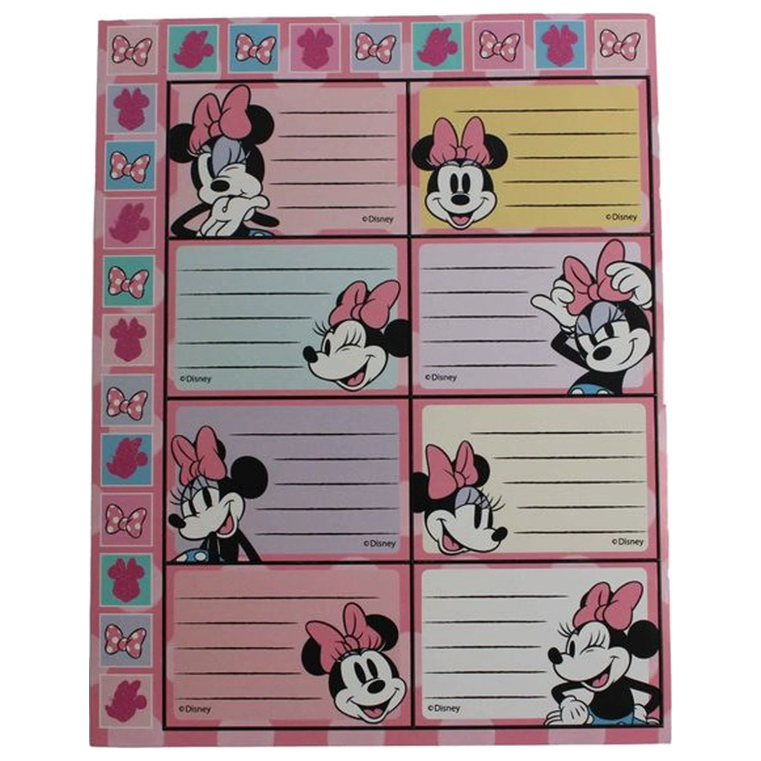 Disney Minnie Joy zvezek z nalepkami 16 kosov fotografija izdelka