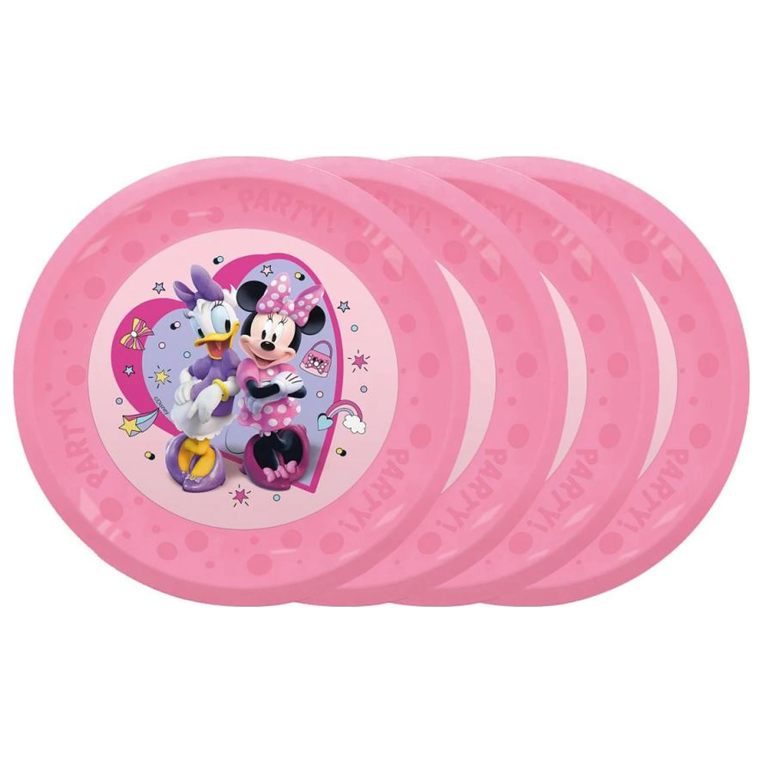 Disney Minnie Junior micro premium plastični krožnik 4-delni set 21 cm fotografija izdelka