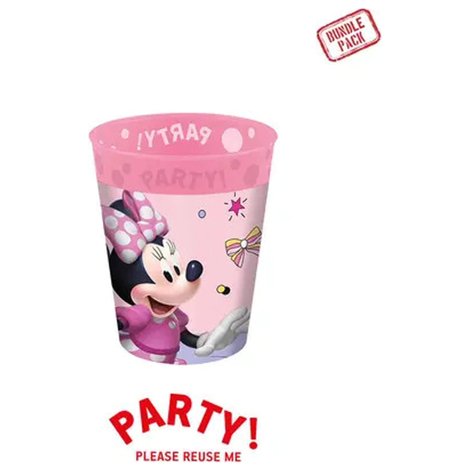 Disney Minnie Mouse Junior Micro Premium Plastic skodelice komplet 4, 250 ml fotografija izdelka
