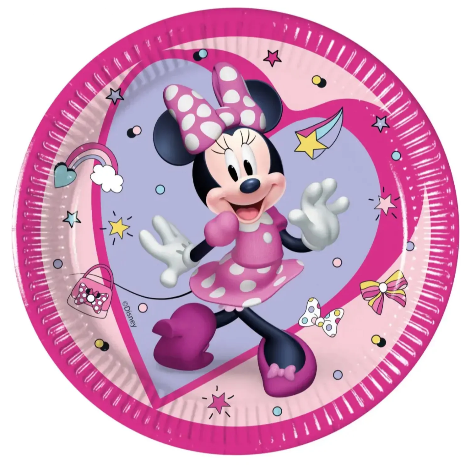 Disney Minnie Junior papirnati krožniki 8 kos 20 cm FSC fotografija izdelka