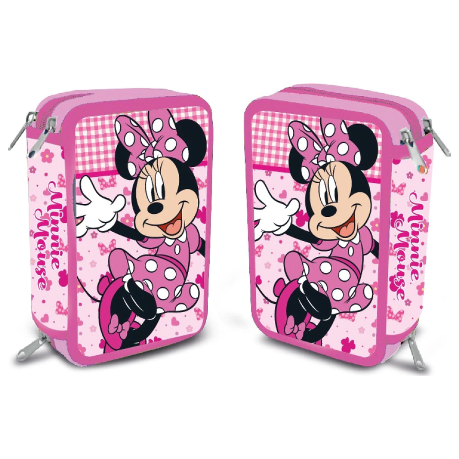 Disney Minnie Lovely Charm Pisan pisarniški etui napolnjen 3-nadstropni fotografija izdelka