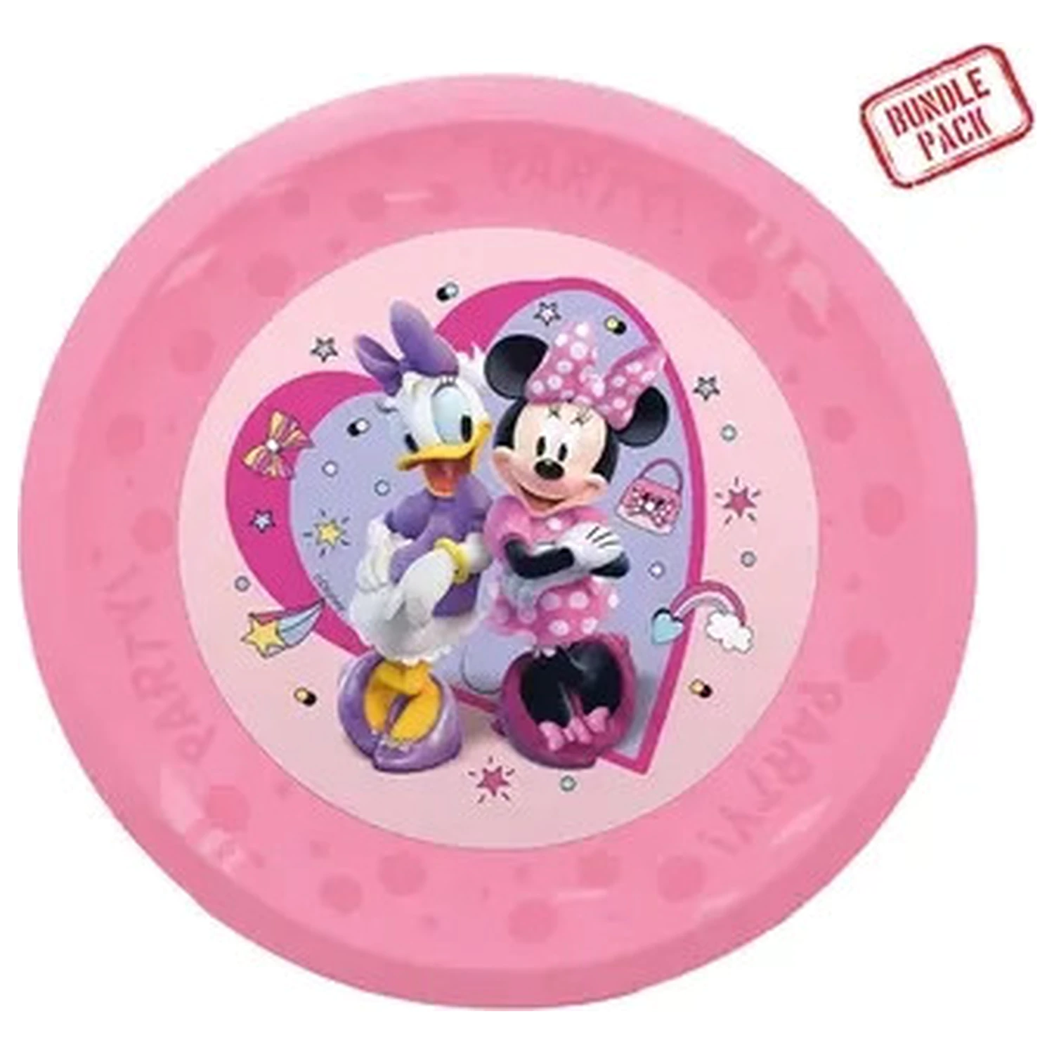 Disney Minnie Makes Me Smile mikro premium plastični plitvi krožnik 4-delni set 21 cm fotografija izdelka