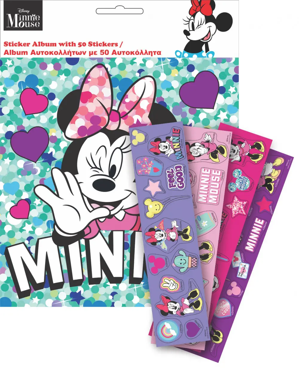 Disney Minnie album za nalepke s 50 nalepkami fotografija izdelka