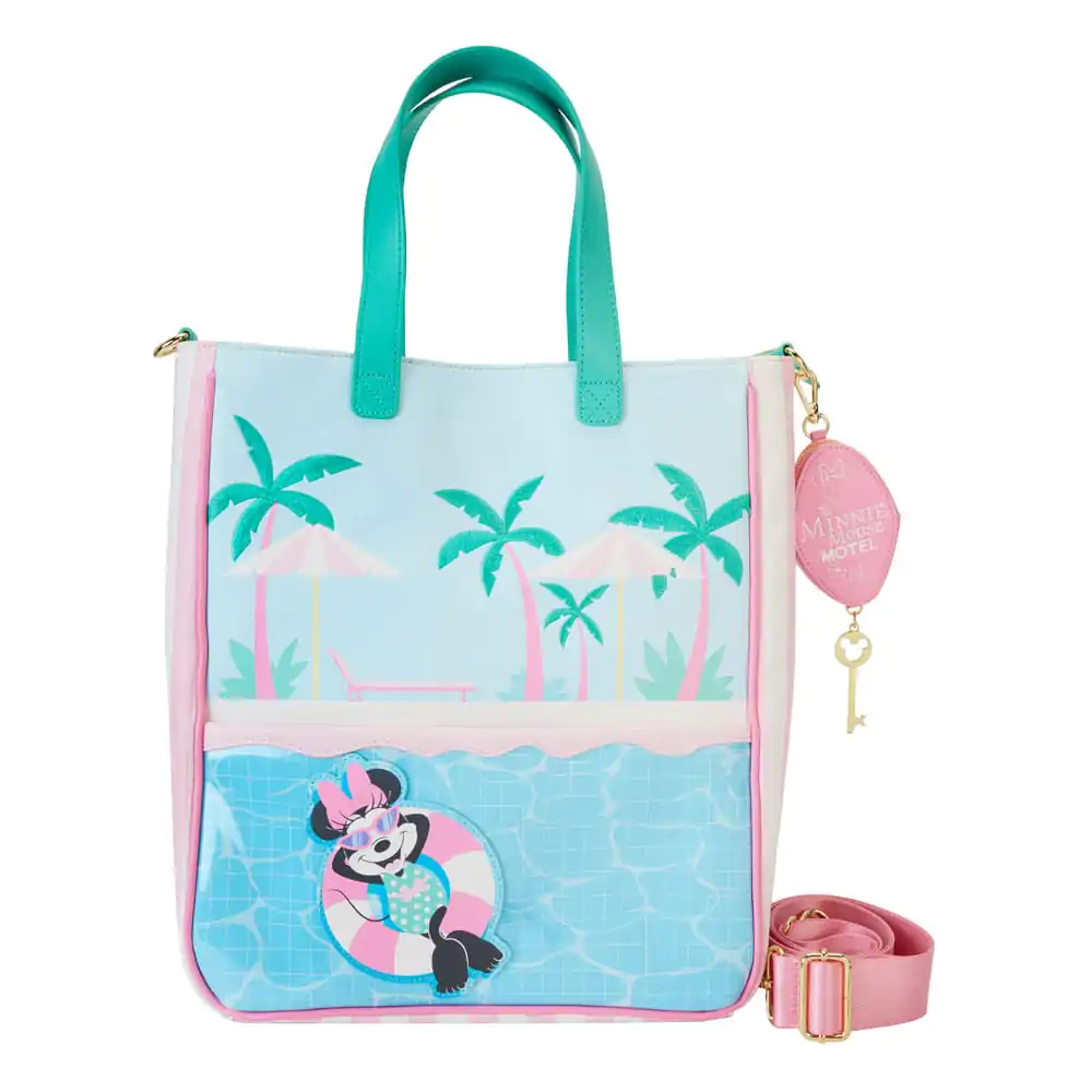 Disney by Loungefly Tote Bag z denarnico za kovance Minnie Mouse Vacation Style fotografija izdelka