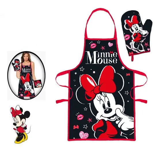 Disney Minnie Mouse ženski predpasnik 2-delni set fotografija izdelka